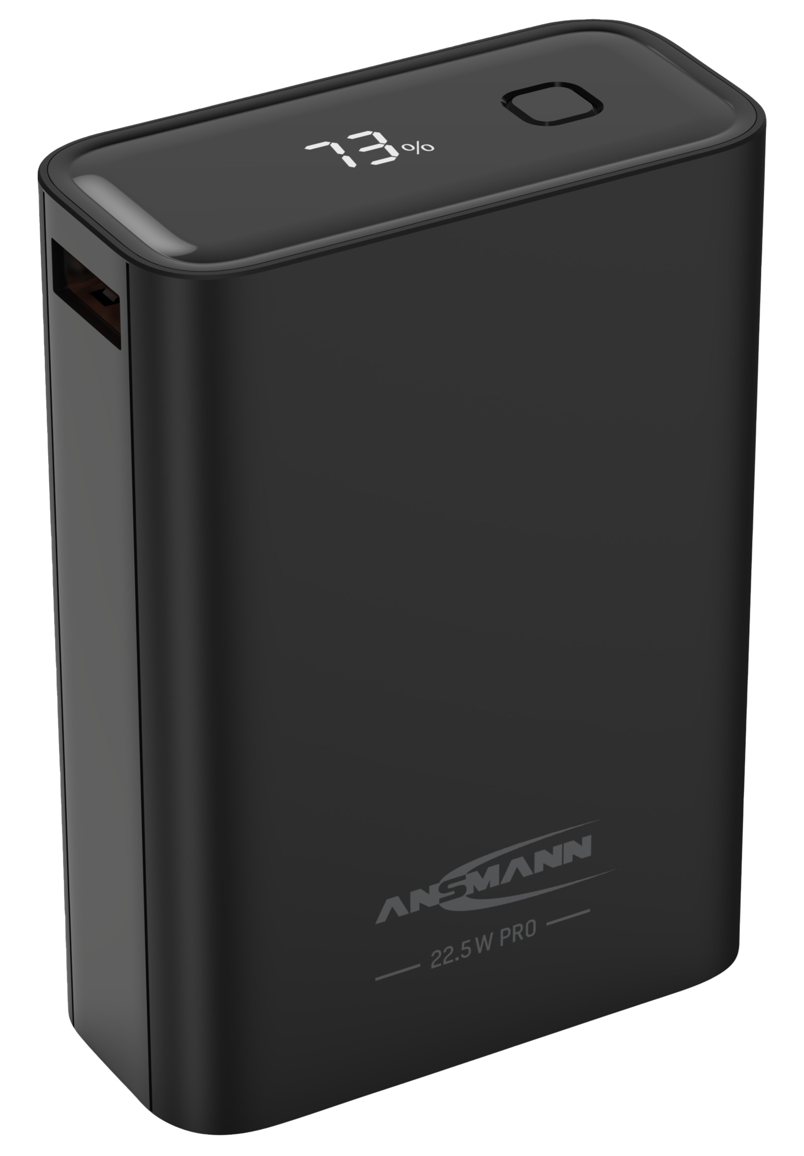 ANSMANN Powerbank PB222PD, 20000 mAh, 1xUSB-A, 1xUSB-C, schwarz