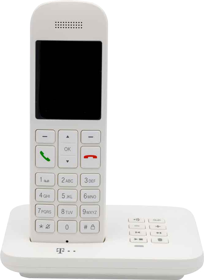 TELEKOM DECT-Telefon Sinus A12 weiß