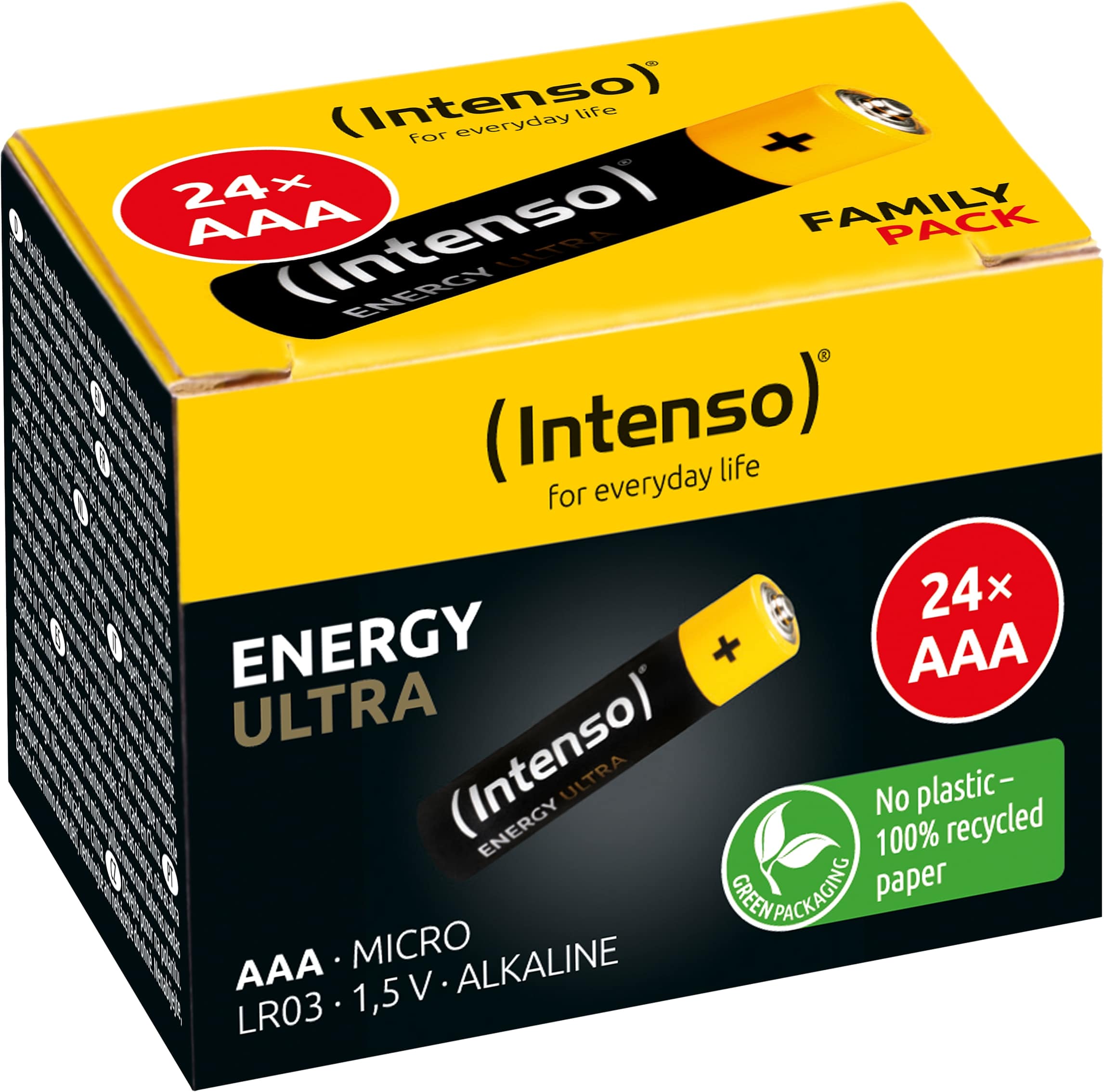 INTENSO Batterie-Set Energy Ultra, AAA LR03, 24 Stück