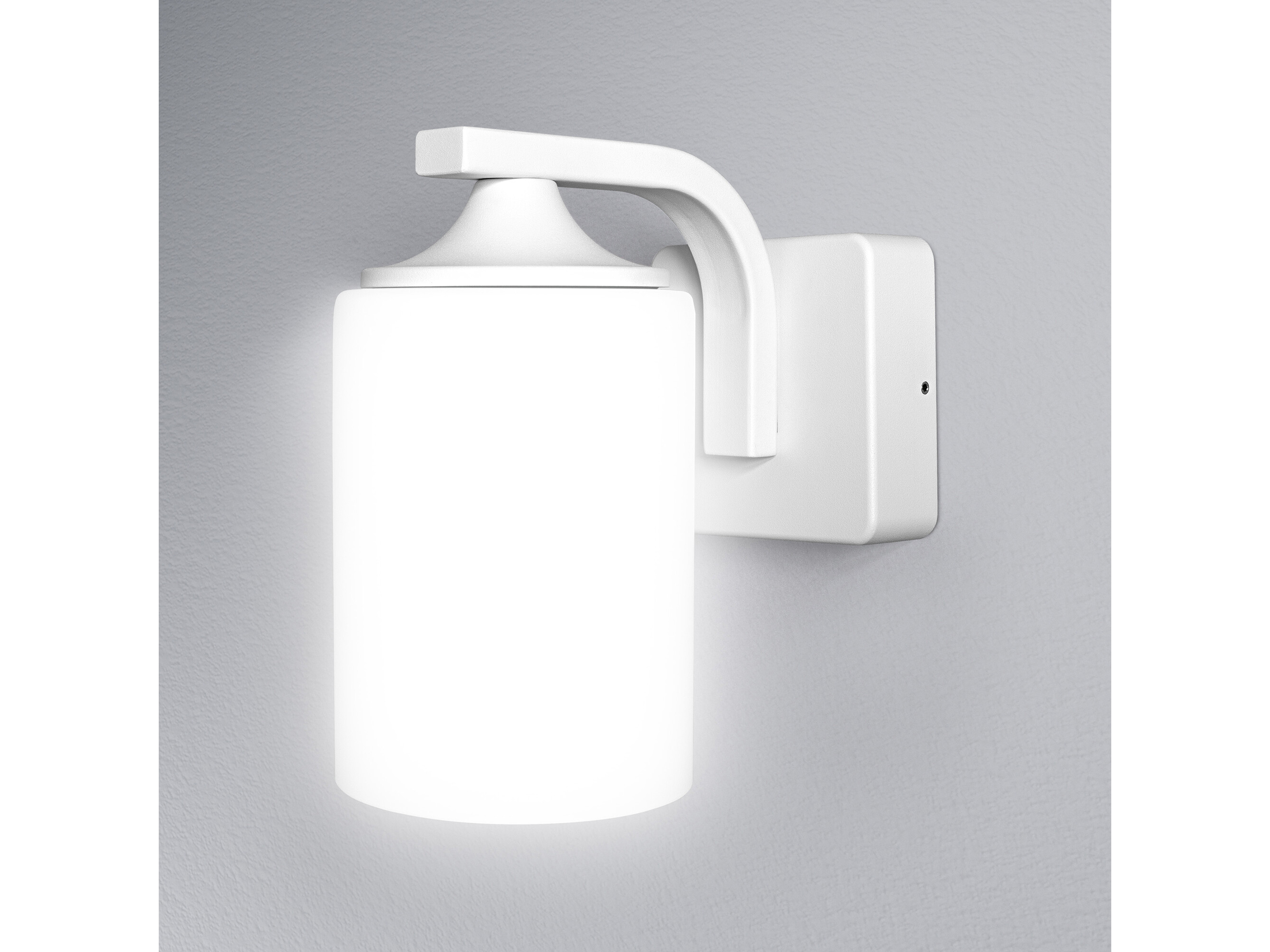 OSRAM LED-Außenwandleuchte, Endura Classic Lantern Cylinder, E27, IP43, weiß