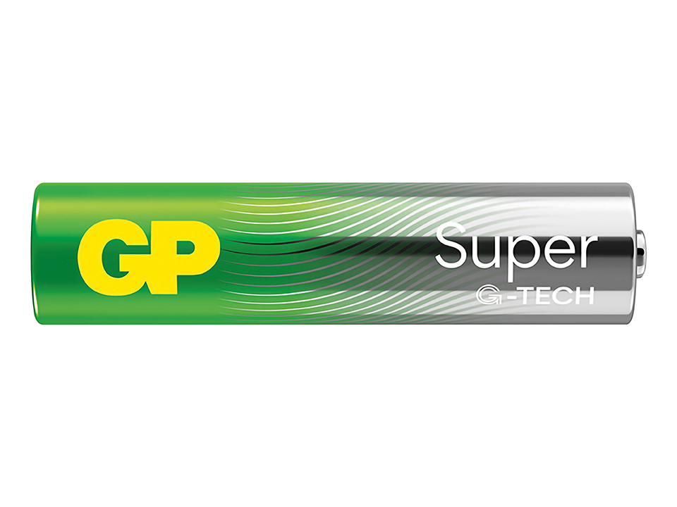 GP AAA-Batterie Alkaline Super, 1,5V, 12 Stück