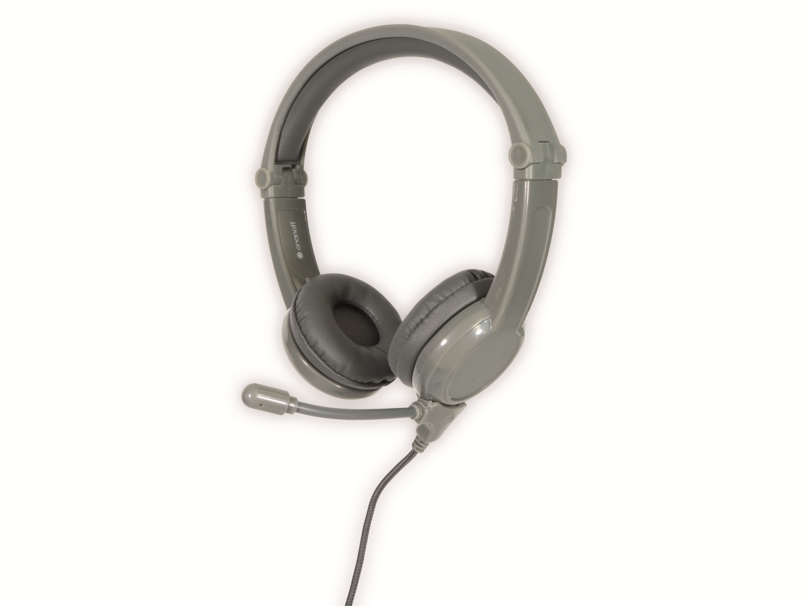 ONANOFF On-Ear Kopfhörer BuddyPhones Galaxy, für Kinder, grau
