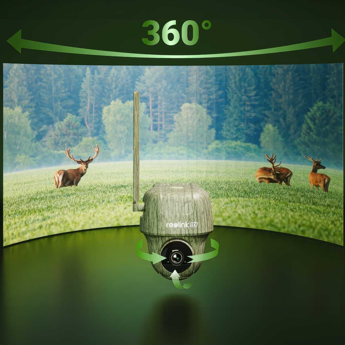 REOLINK Überwachungskamera Series G450, mit Solarpanel 2, außen, weiß