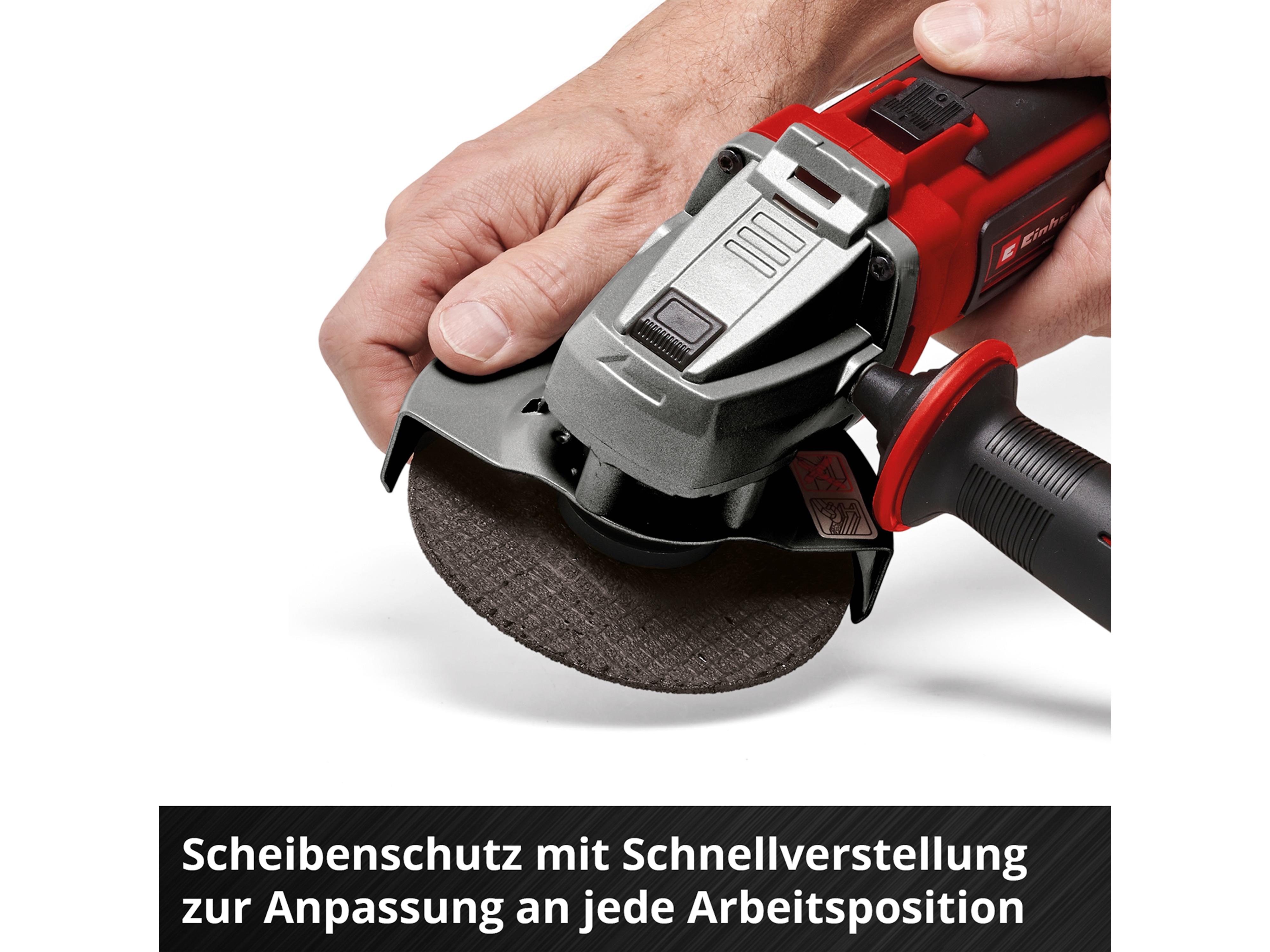 EINHELL Akku-Winkelschleifer TE-AG 18/ 115 Q Li-Solo