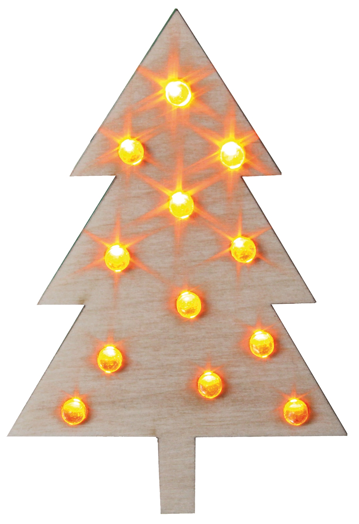 SOL-EXPERT Lötbausatz Weihnachtsbaum mit Kerzen-LEDs, 76335