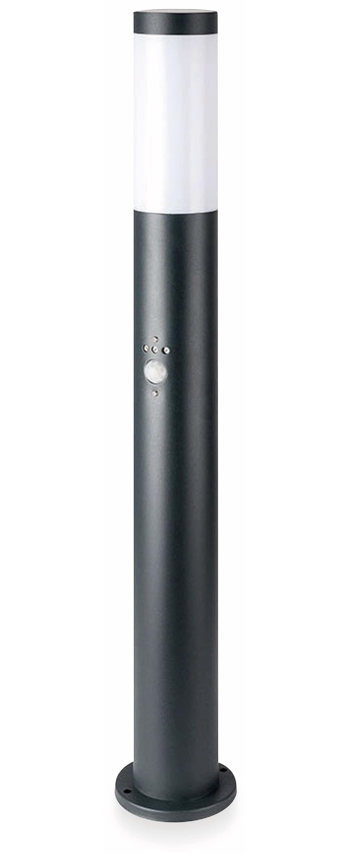 V-TAC Poller-Außenleuchte VT-838, IP44, E27, PIR-Sensor, Edelstahl, 800mm, VT-8966, grau V-TAC Poller-Außenleuchte VT-838, IP44, E27, PIR-Sensor, Edelstahl, 800mm, VT-8966, grau