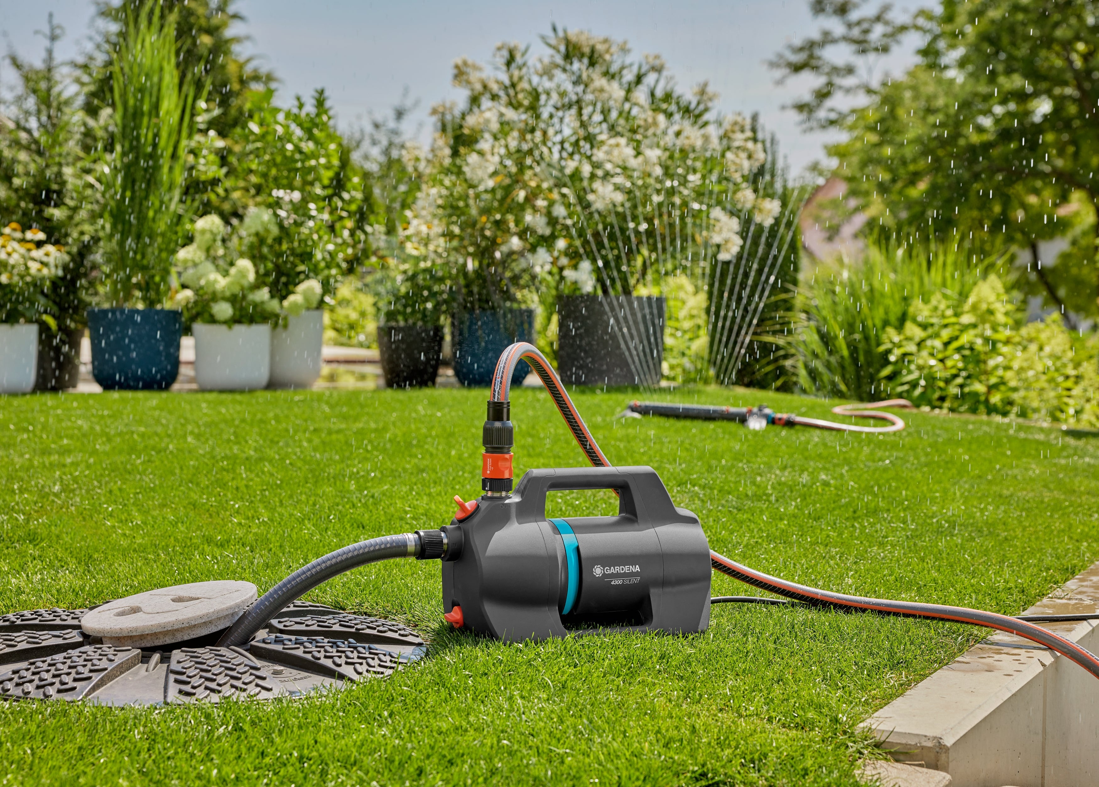 GARDENA Gartenpumpe 4300 Silent, 09056-20