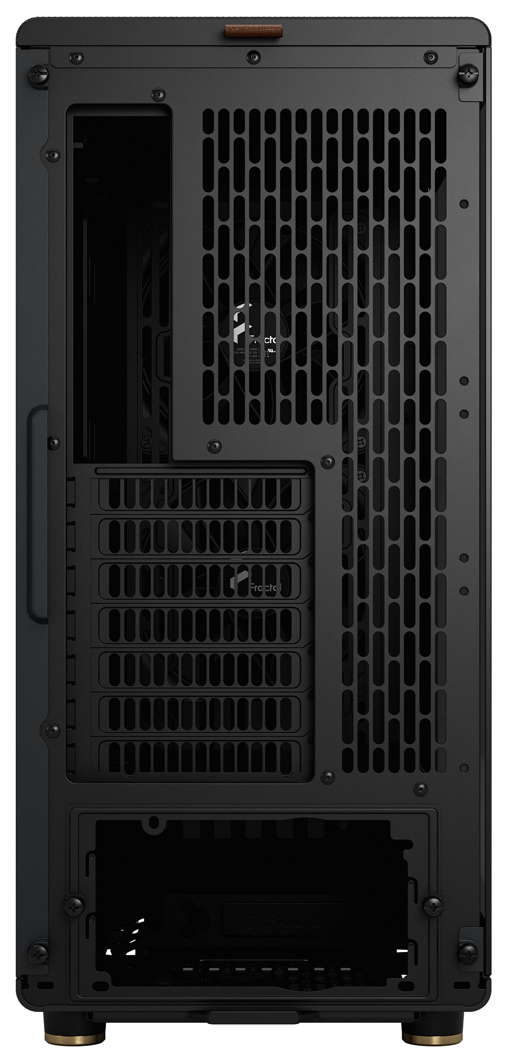 FRACTAL Midi Tower Design North Charcoal schwarz TG Dark