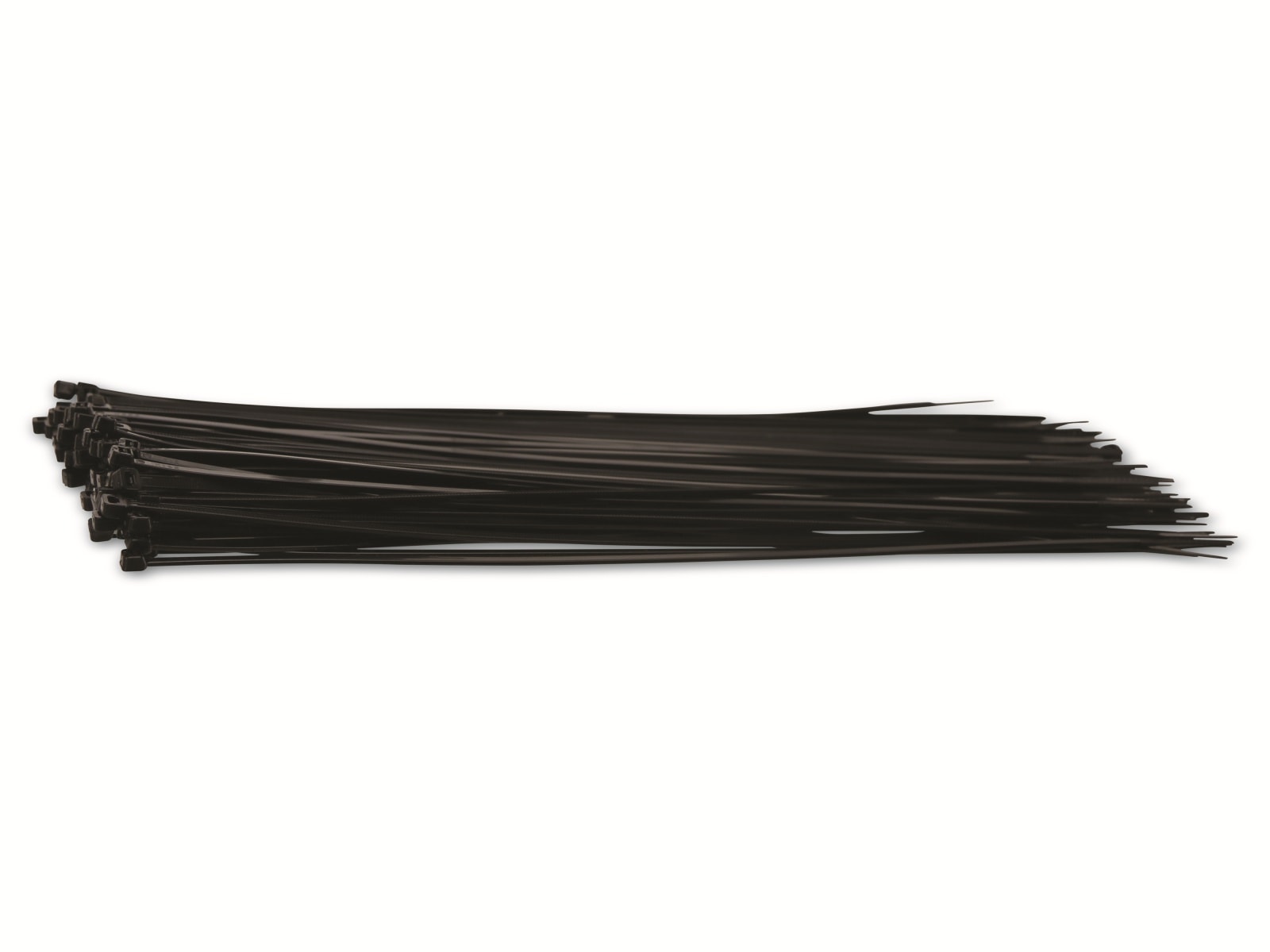 KSS Kabelbinder-Sortiment Polyamid 6.6, schwarz, 330x3,6, UV-beständig, 100 Stück