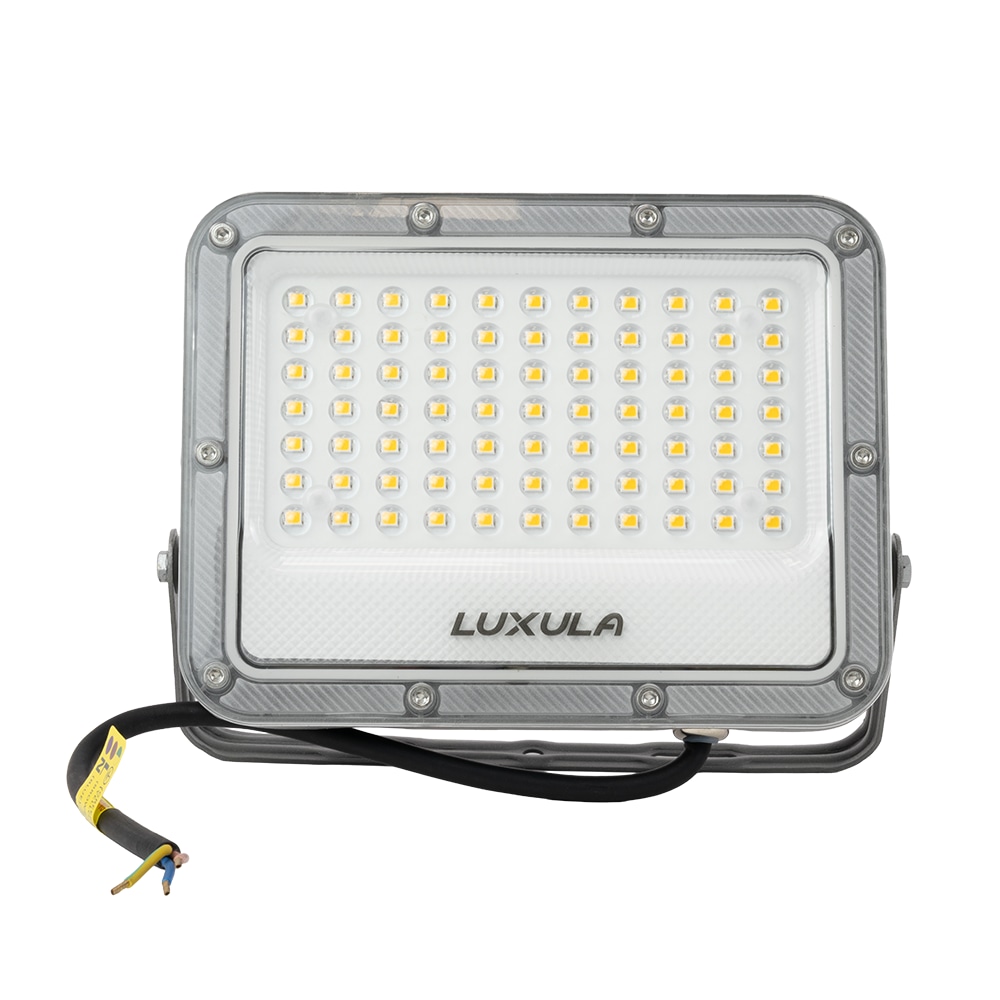LUXULA LED-Fluter, EEK: E, 50W, 6500lm, 4000K, IP65, grau