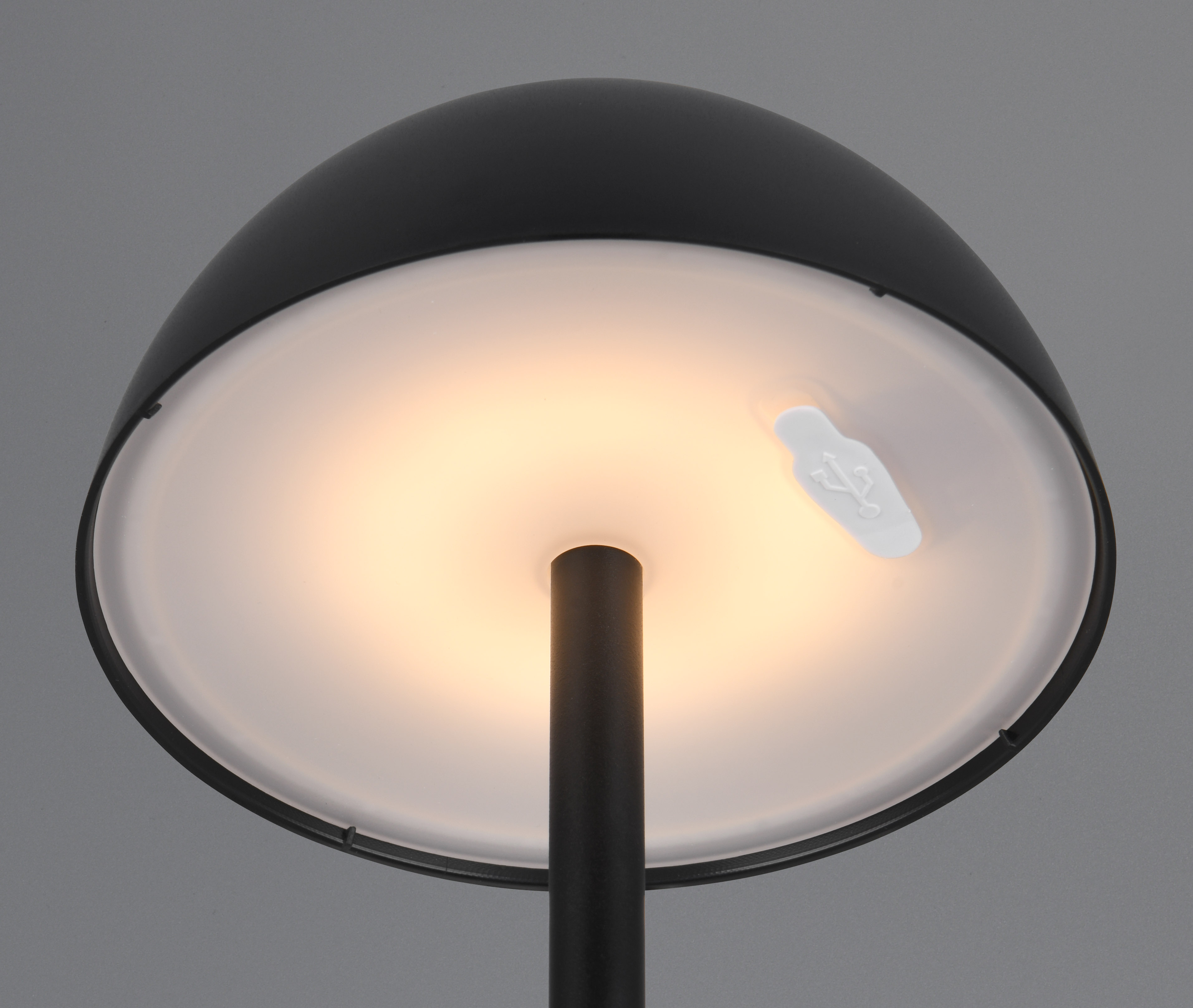 REALITY LED-Akku-Tischleuchte Ricardo R54106132 schwarz, IP54, 1,7 W, 240 lm, 3000 K REALITY LED-Akku-Tischleuchte Ricardo R54106132 schwarz, IP54, 1,7 W, 240 lm, 3000 K