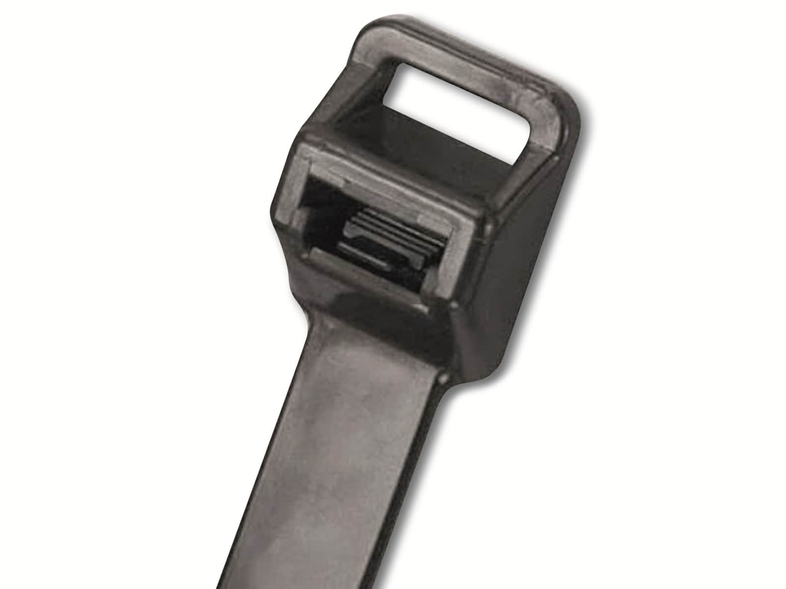 PANDUIT Kabelbinder, Pan-Ty® Wiederöffnungsbinder zum Zurren, CV200D, schwarz, 511 mm x 12,70 mm