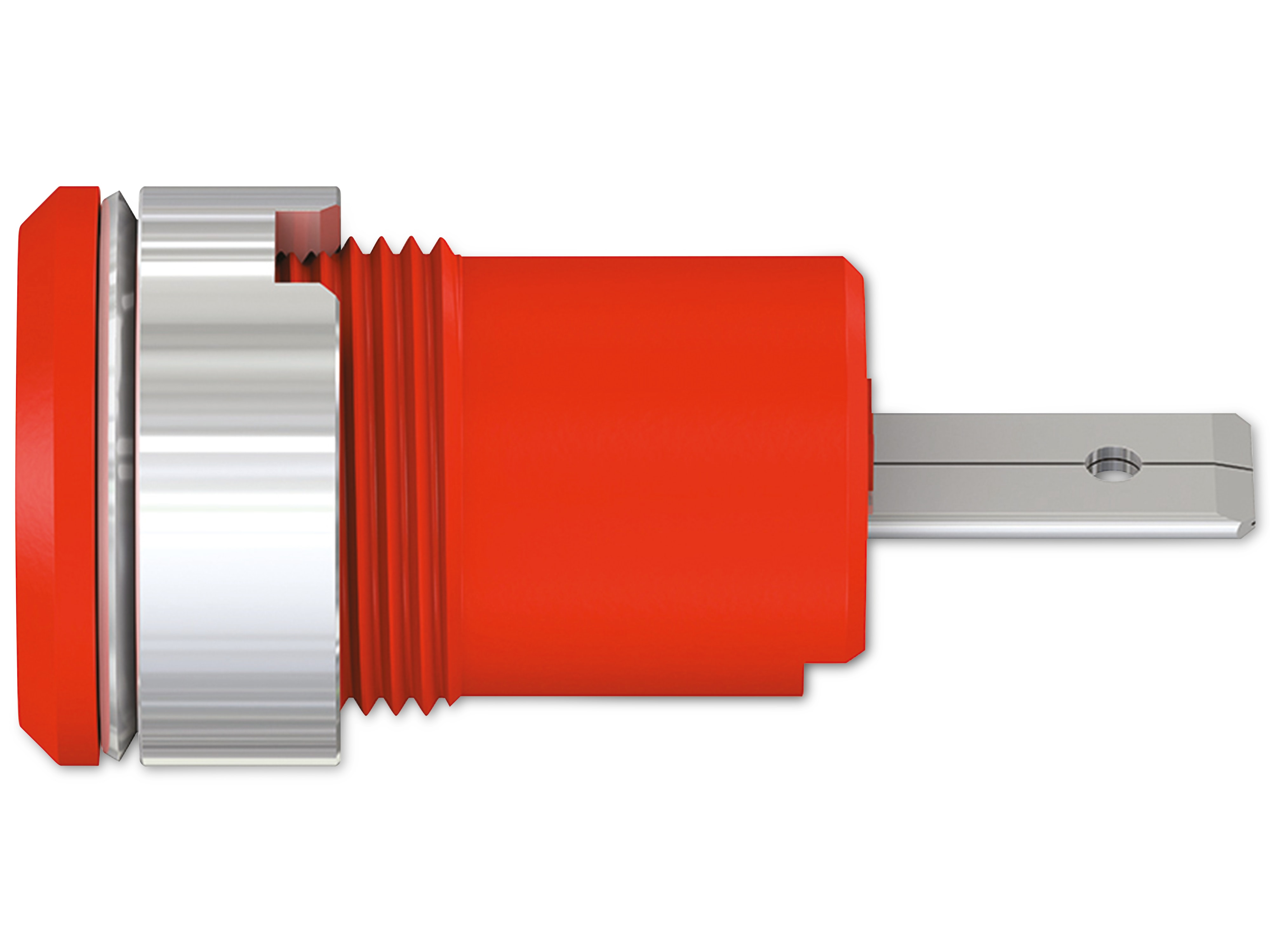 STÄUBLI Sicherheitsbuchse, 23.3070-22, 4 mm , rot, 1000 V, CAT III, 24 A