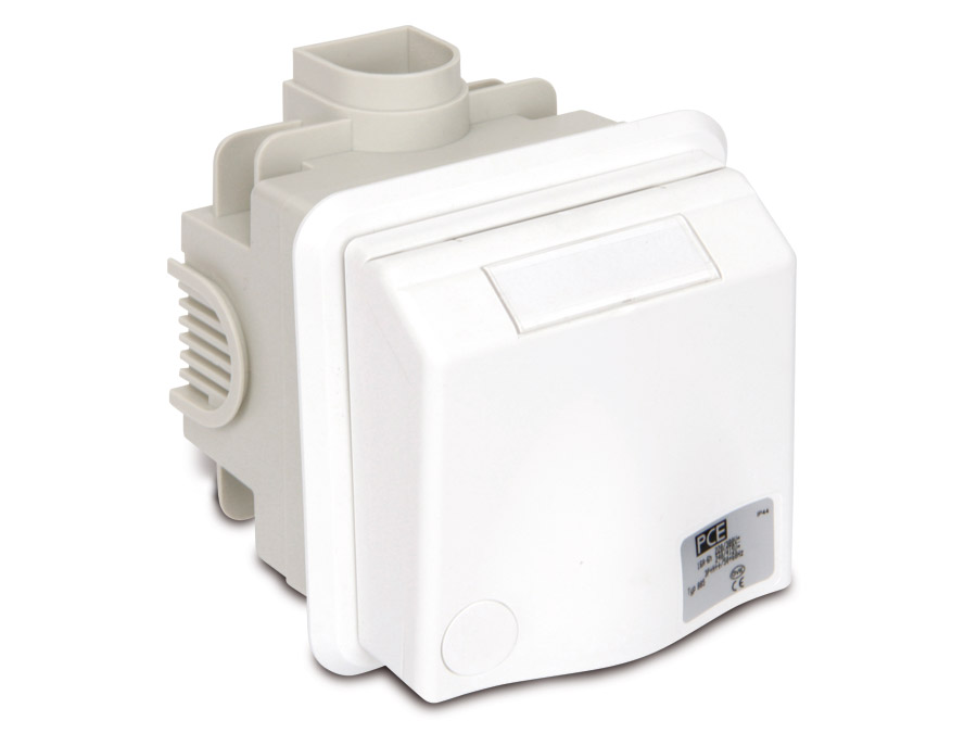 PCE CEE-Unterputzsteckdose 16 A, 400 V, IP44