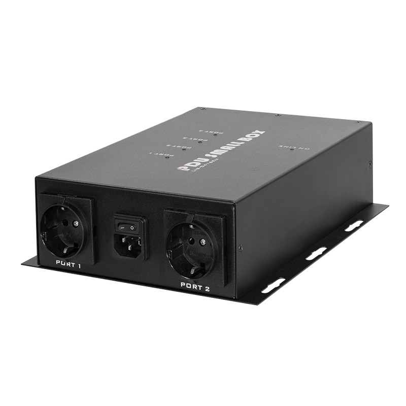 LOGILINK Smarte IP-Stromverteiler-Box PDU4S01, 4-fach, schwarz
