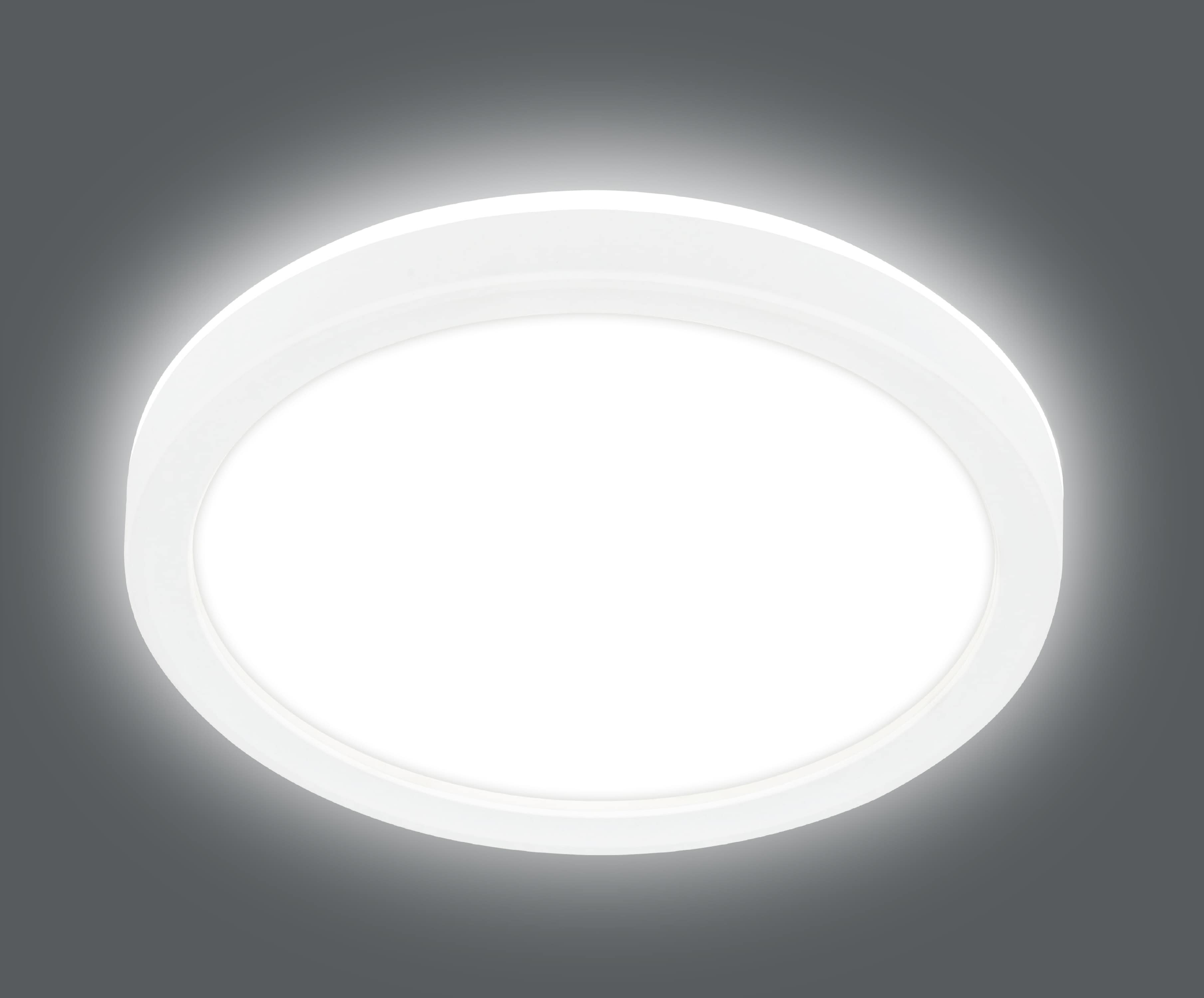 BLULAXA LED-Deckenleuchte, 12W, 4000K, 3000K, 1200lm, warmweiß, IP20, weiß BLULAXA LED-Deckenleuchte, 12W, 4000K, 3000K, 1200lm, warmweiß, IP20, weiß