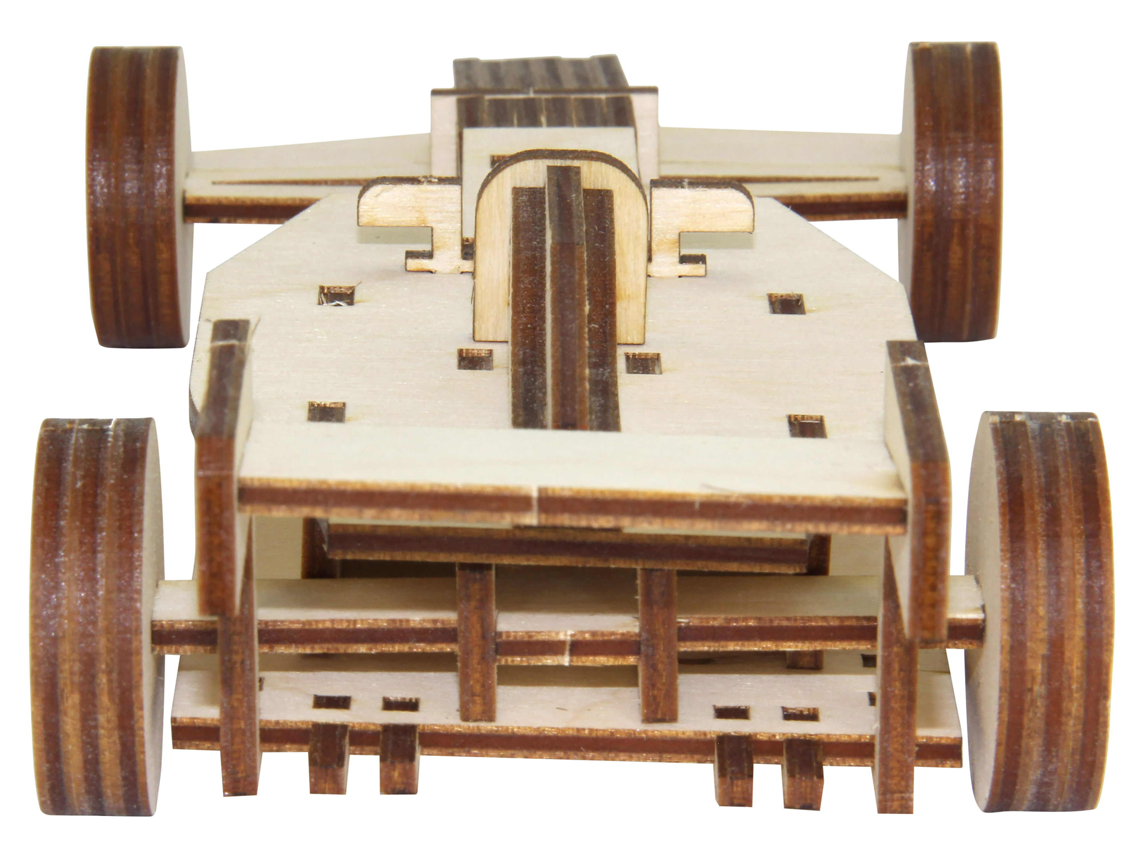SOL-EXPERT 3D Holz Puzzle Rennwagen