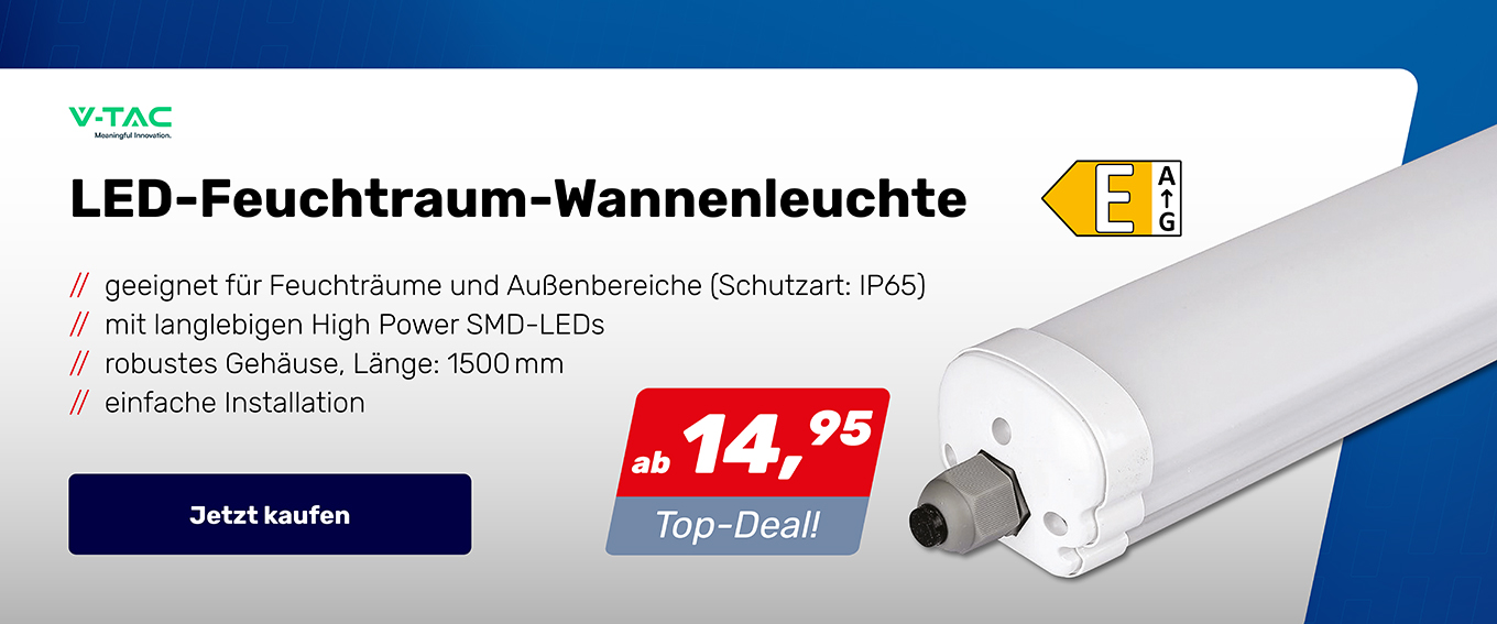 LED-Feuchtraum-Wannenleuchte LED-Feuchtraum-Wannenleuchte