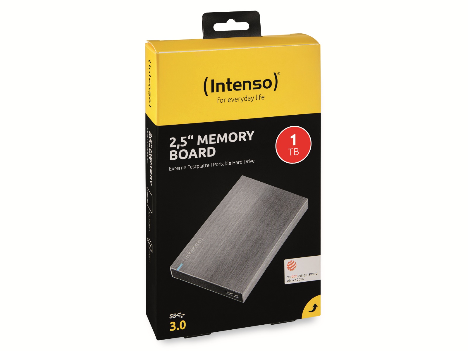 INTENSO USB 3.0 HDD Memory Board, 1 TB, 6,35 cm (2,5"), anthrazit INTENSO USB 3.0 HDD Memory Board, 1 TB, 6,35 cm (2,5"), anthrazit