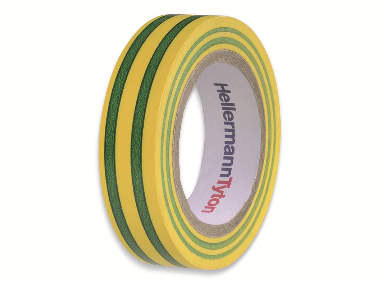 HELLERMANNTYTON Isolierband, 710-00106, HelaTapeFlex15, grün-gelb, 15mmx10m