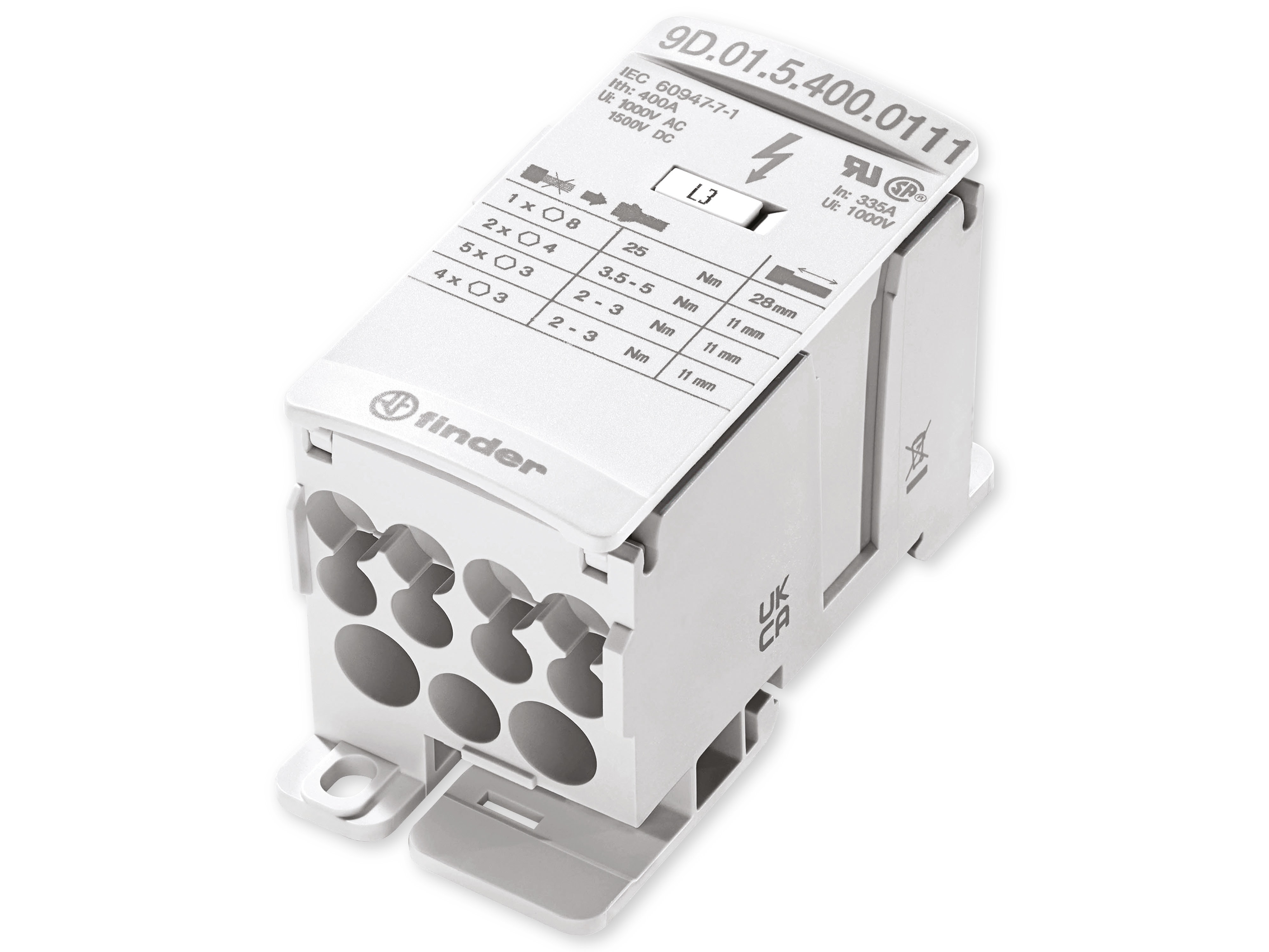 FINDER Terminal Block 9D.01.5.400.0111, 400 A