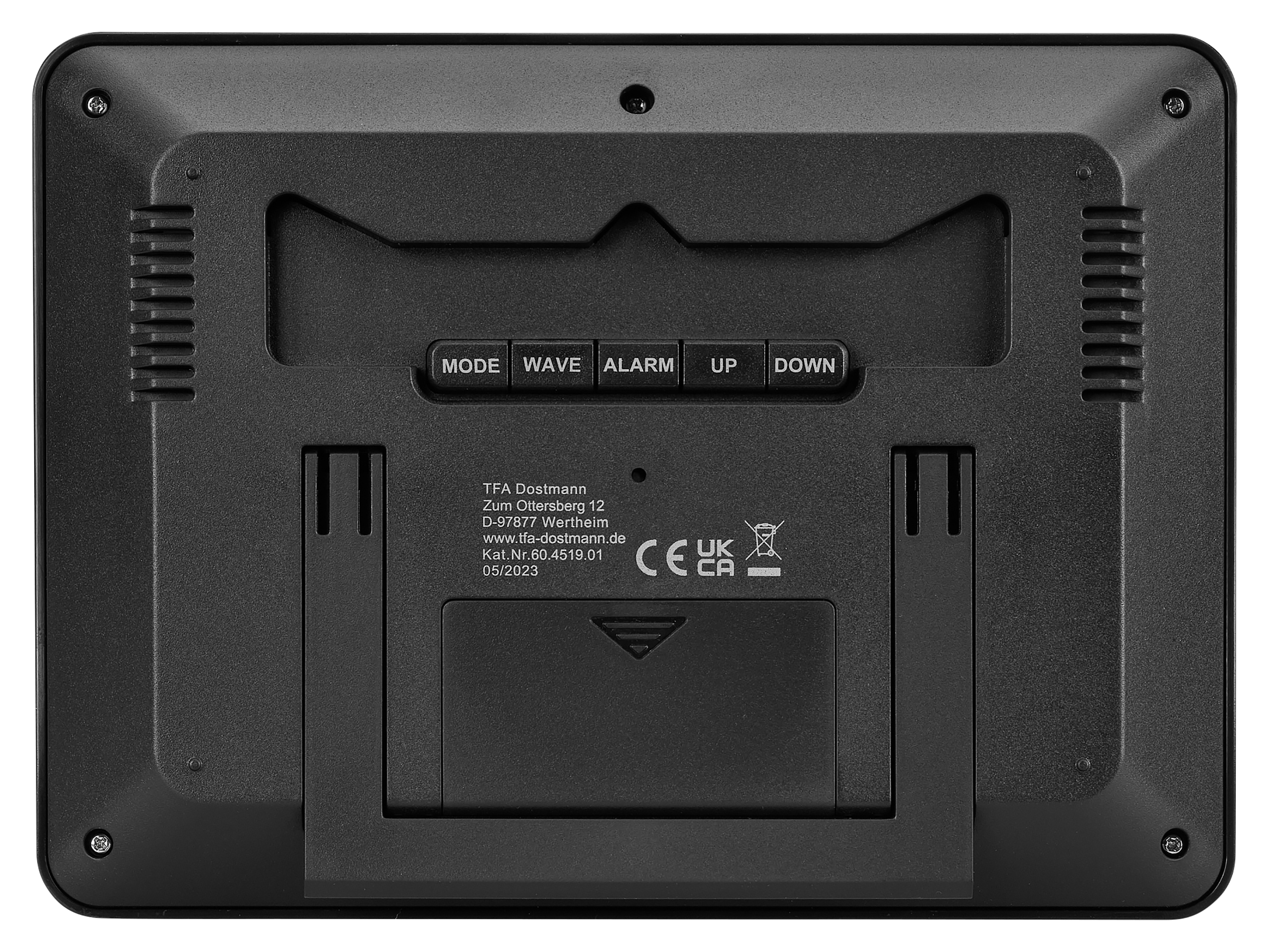 TFA Funkuhr 60.4519.01, mit Innentemperatur