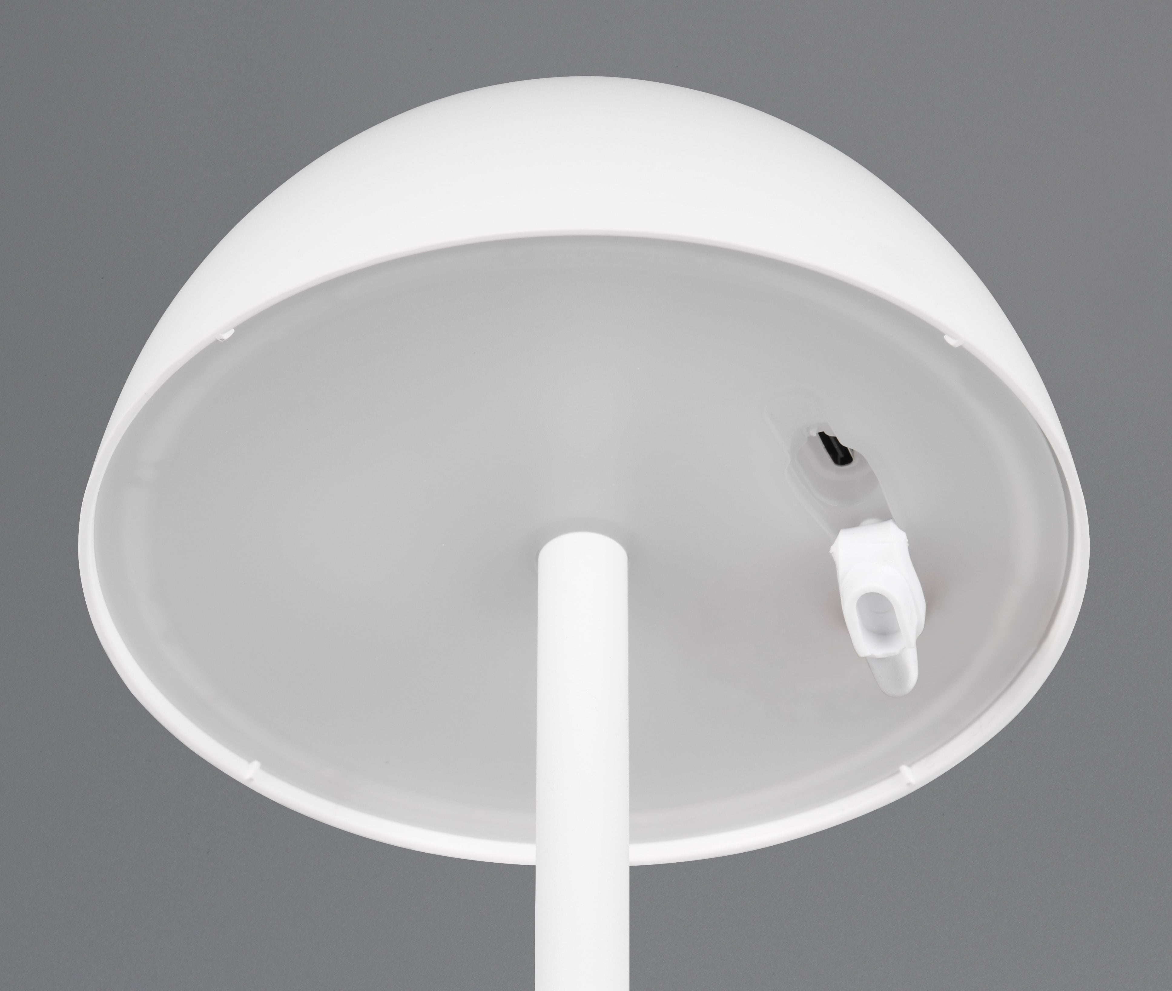 REALITY LED-Akku-Tischleuchte Ricardo R54106131 weiß, IP54, 1,7 W, 240 lm, 3000 K REALITY LED-Akku-Tischleuchte Ricardo R54106131 weiß, IP54, 1,7 W, 240 lm, 3000 K