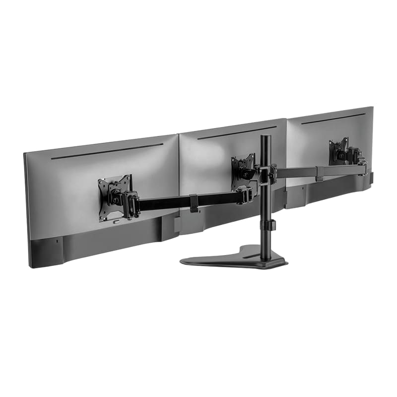 LOGILINK Monitorhalterung BP0174, 3-fach, 43,2 - 68,6 cm (17" - 27"), Aluminium