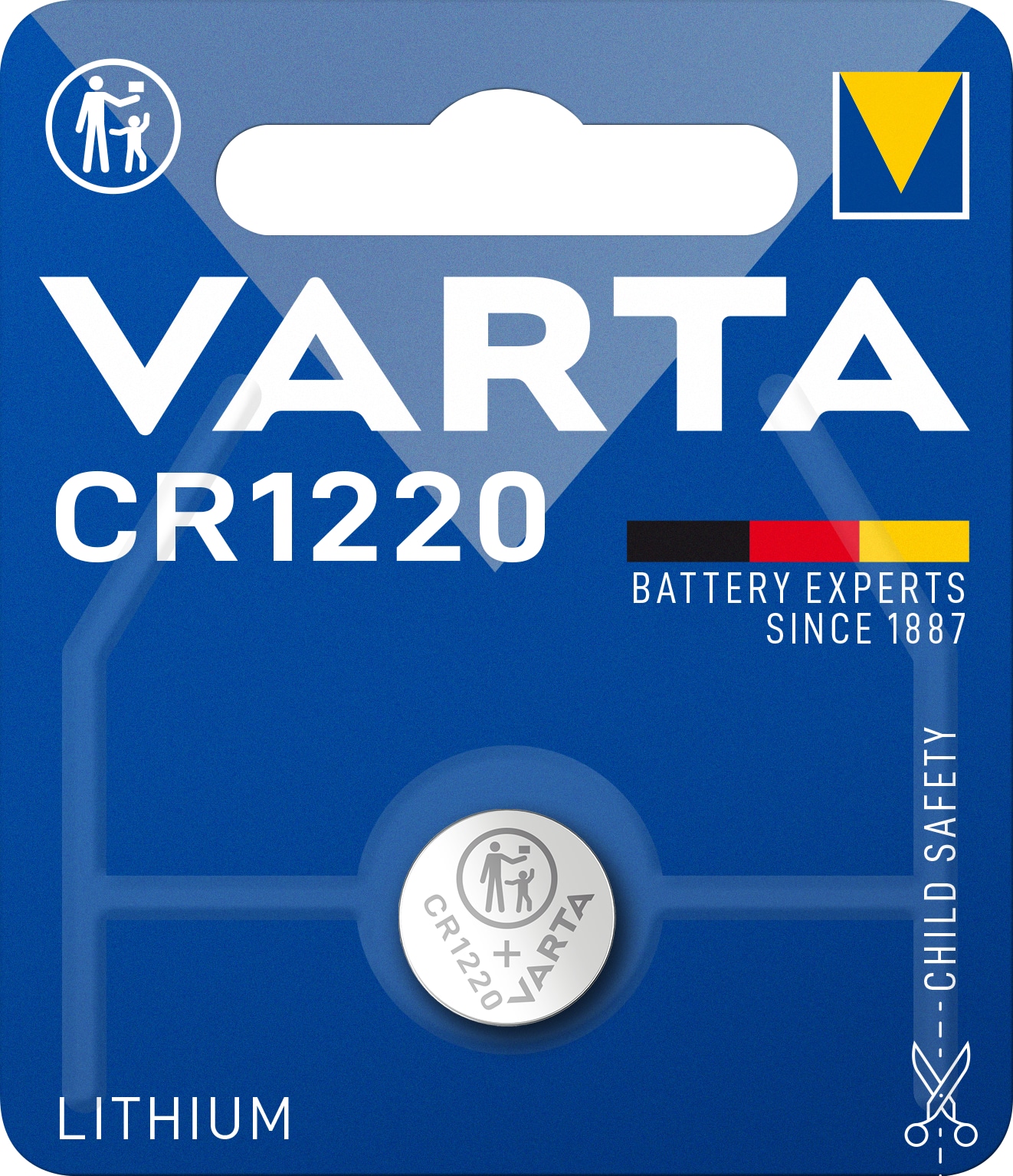 VARTA Lithium Knopfzelle CR1220