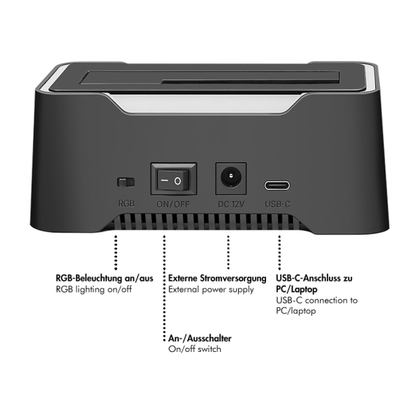 LOGILINK Dockingstation QP0035, USB 3.2