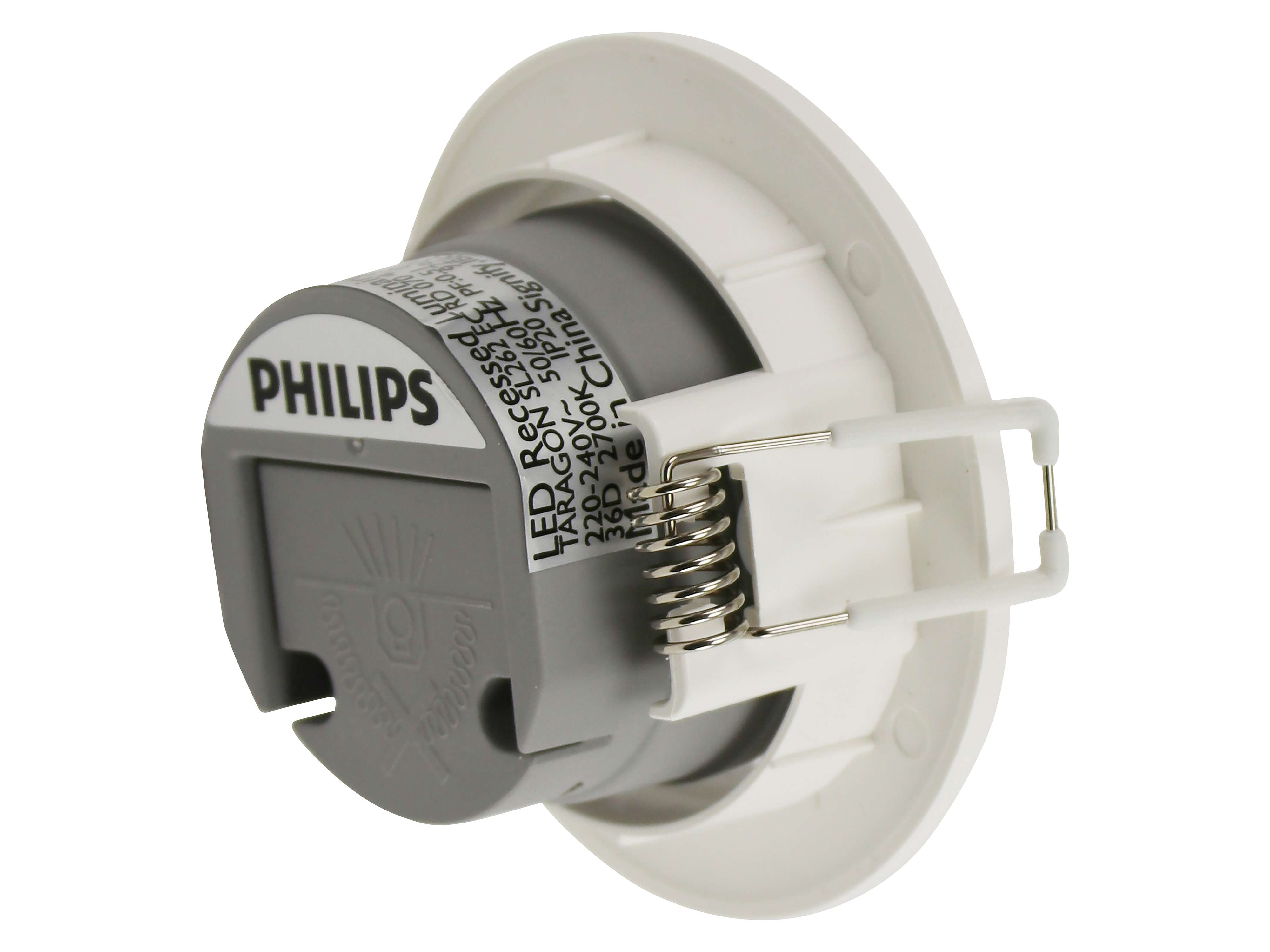 PHILIPS Einbaustrahler TARAON, LED, 2700 K, 4,5 W, 380 lm, 3 Stück