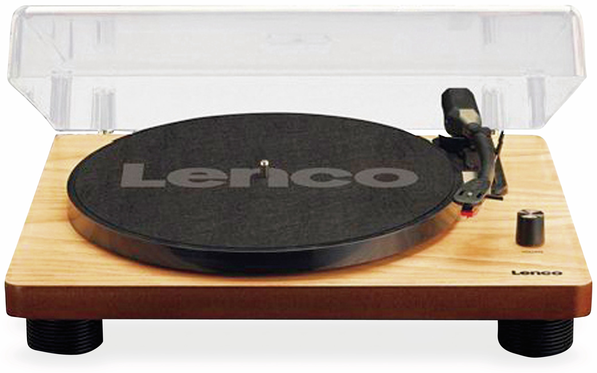 LENCO Plattenspieler LS-50, USB, holz, mit integrierten Lautsprechern