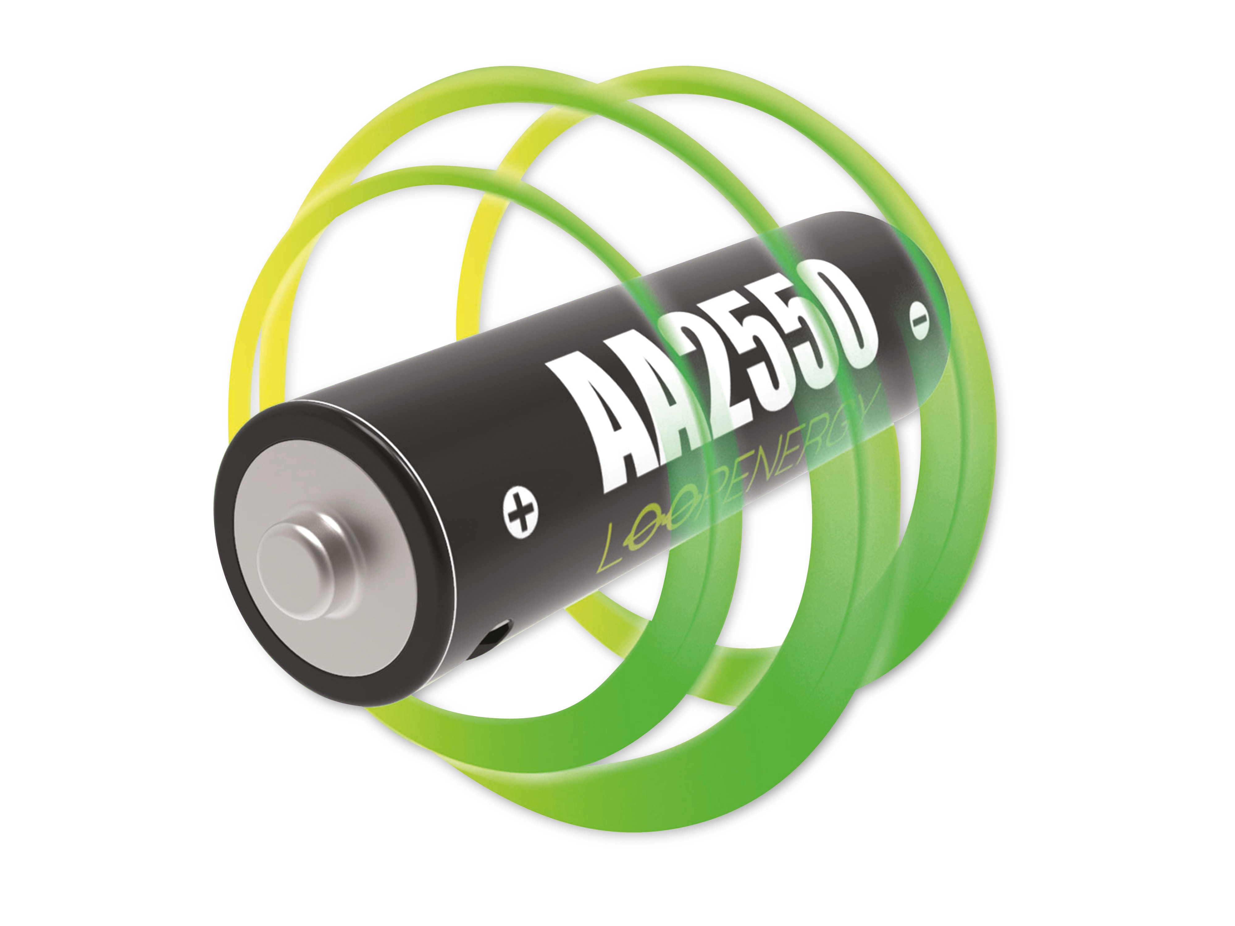 VERICO LiIon-Akku Loop Energy AA, mit USB-C Buchse, 2er Pack