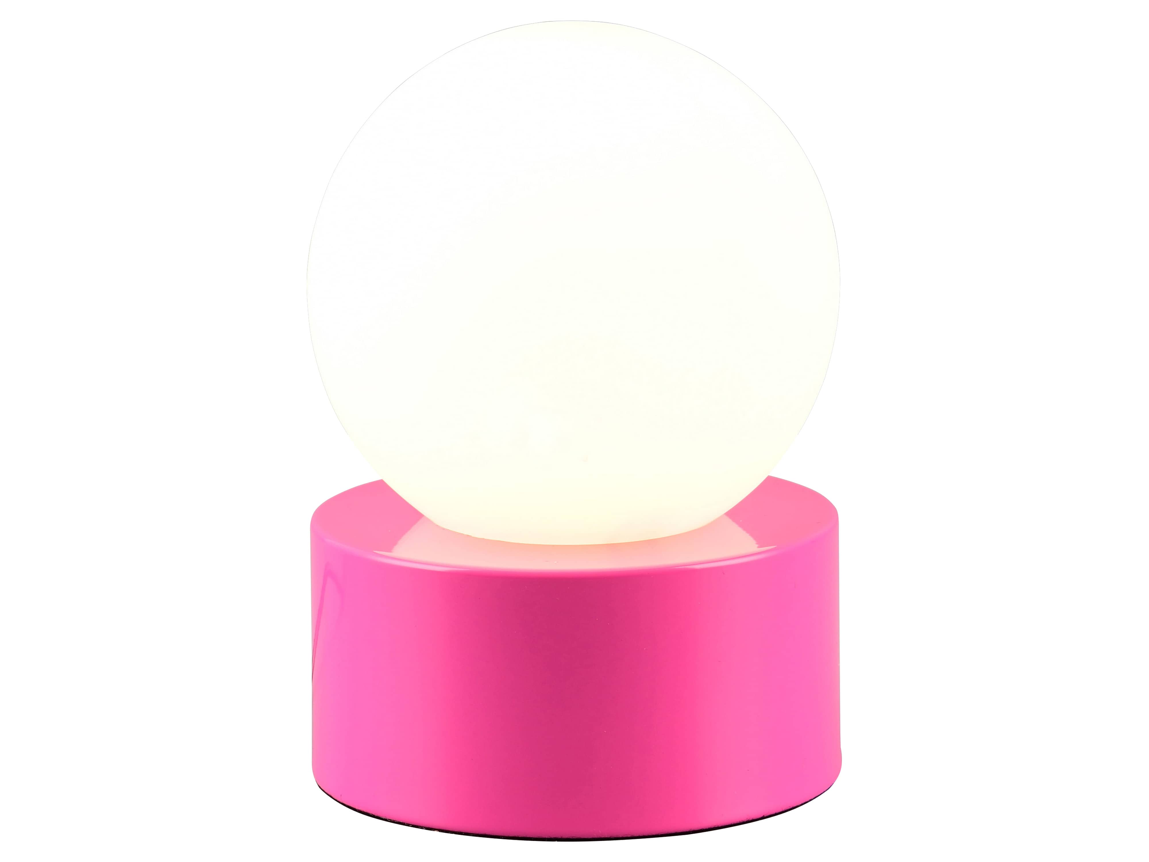 REALITY Tischleuchte Countess R59051093 pink, Glas weiß, E14 REALITY Tischleuchte Countess R59051093 pink, Glas weiß, E14