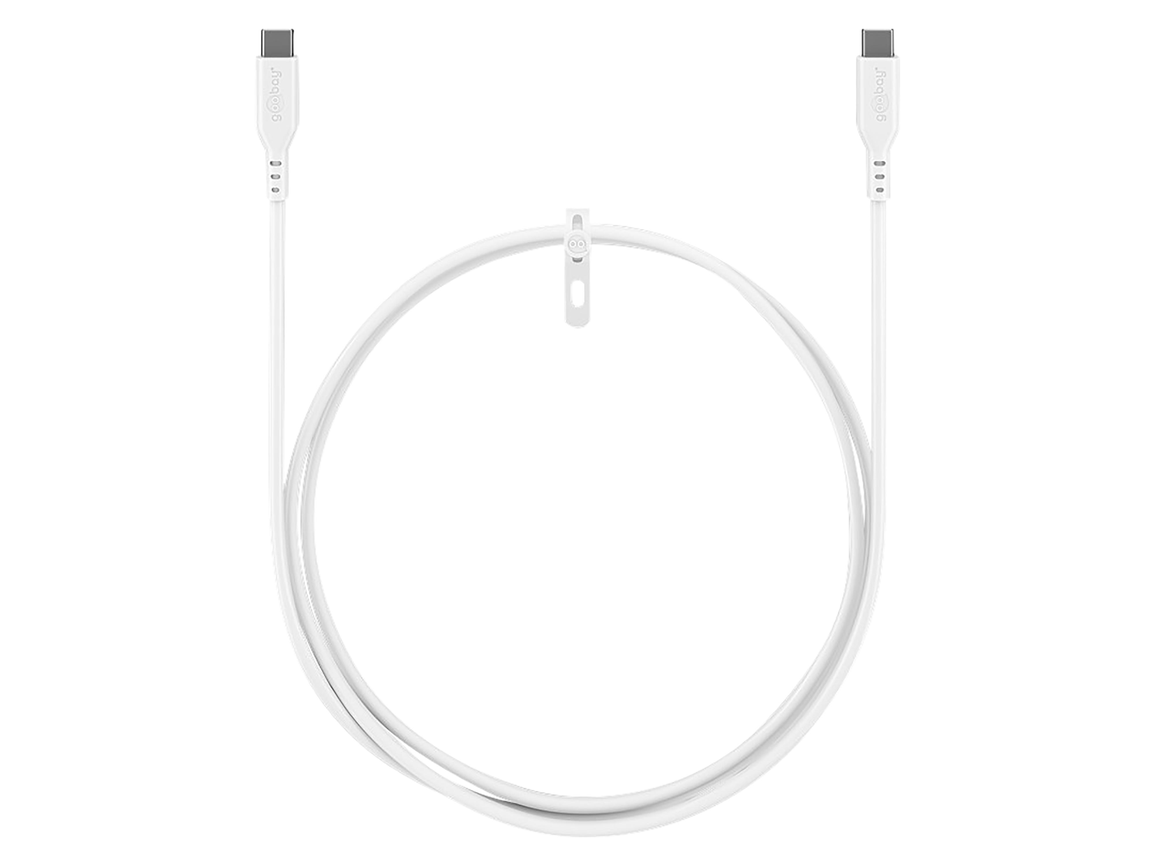 GOOBAY USB-C Kabel 77743 Silikon 1,5m weiß