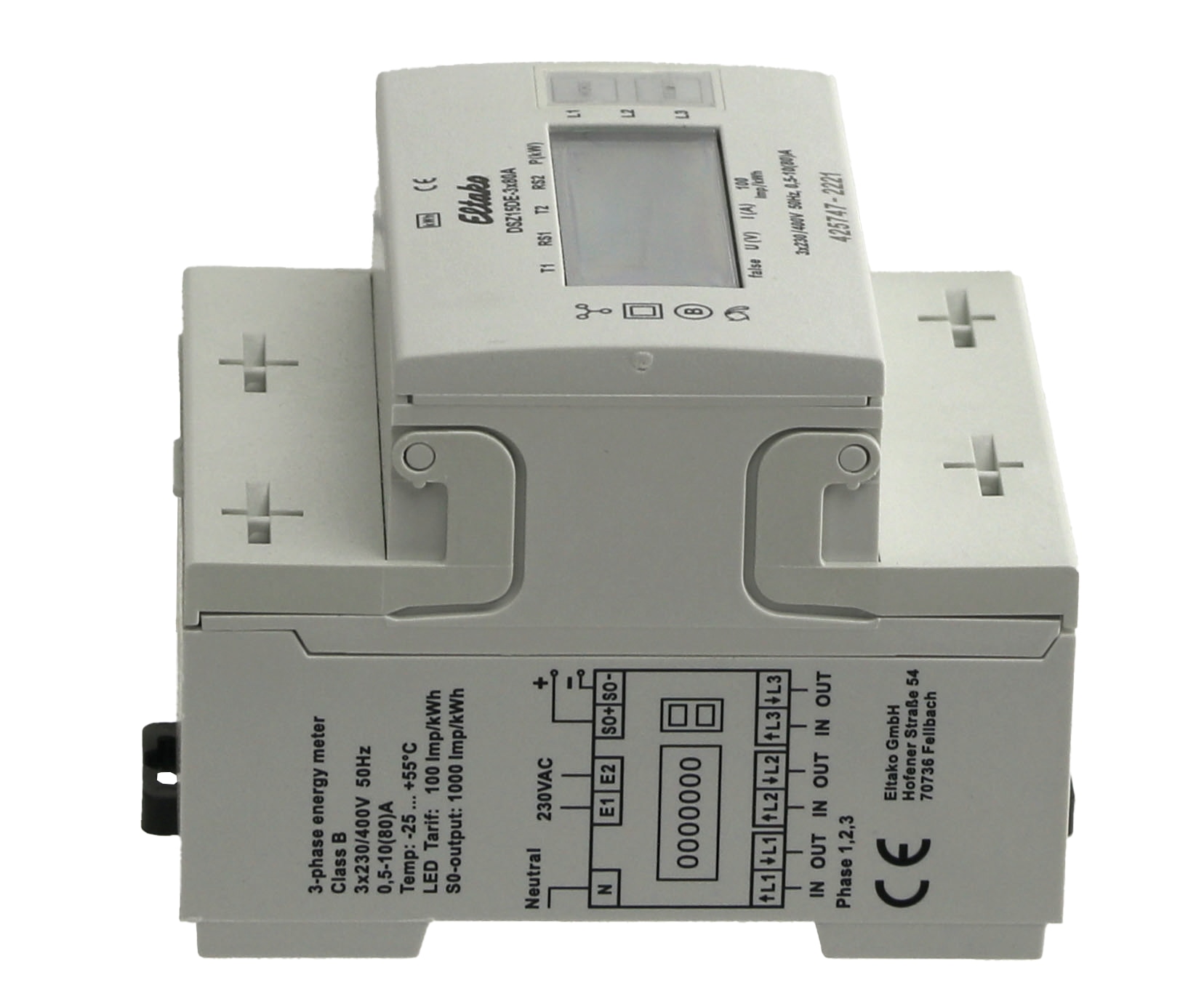 ELTAKO Drehstromzähler DSZ15DE-3x80A
