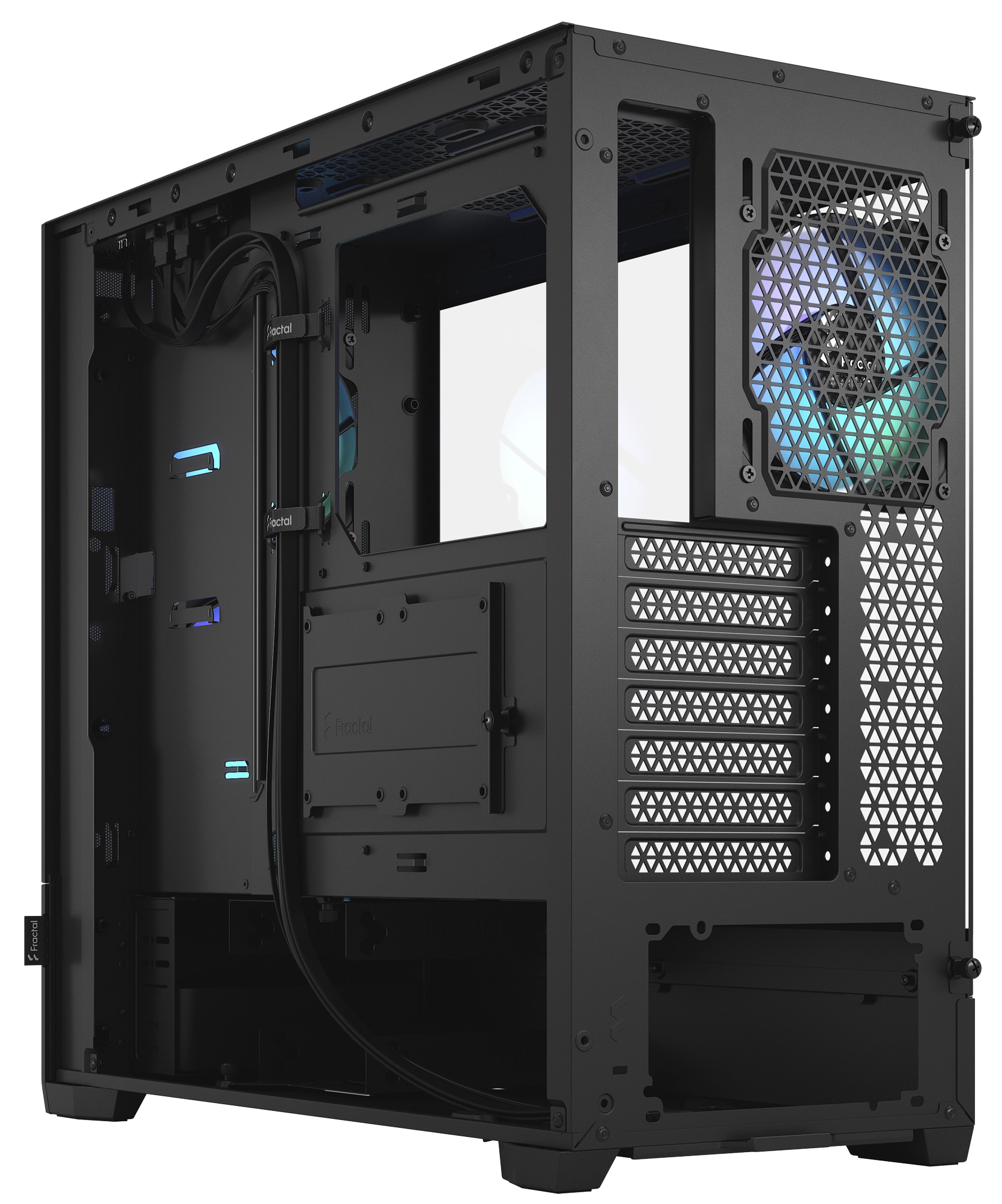 FRACTAL Midi Tower Design Pop Air RGB schwarz TG Clear Tint