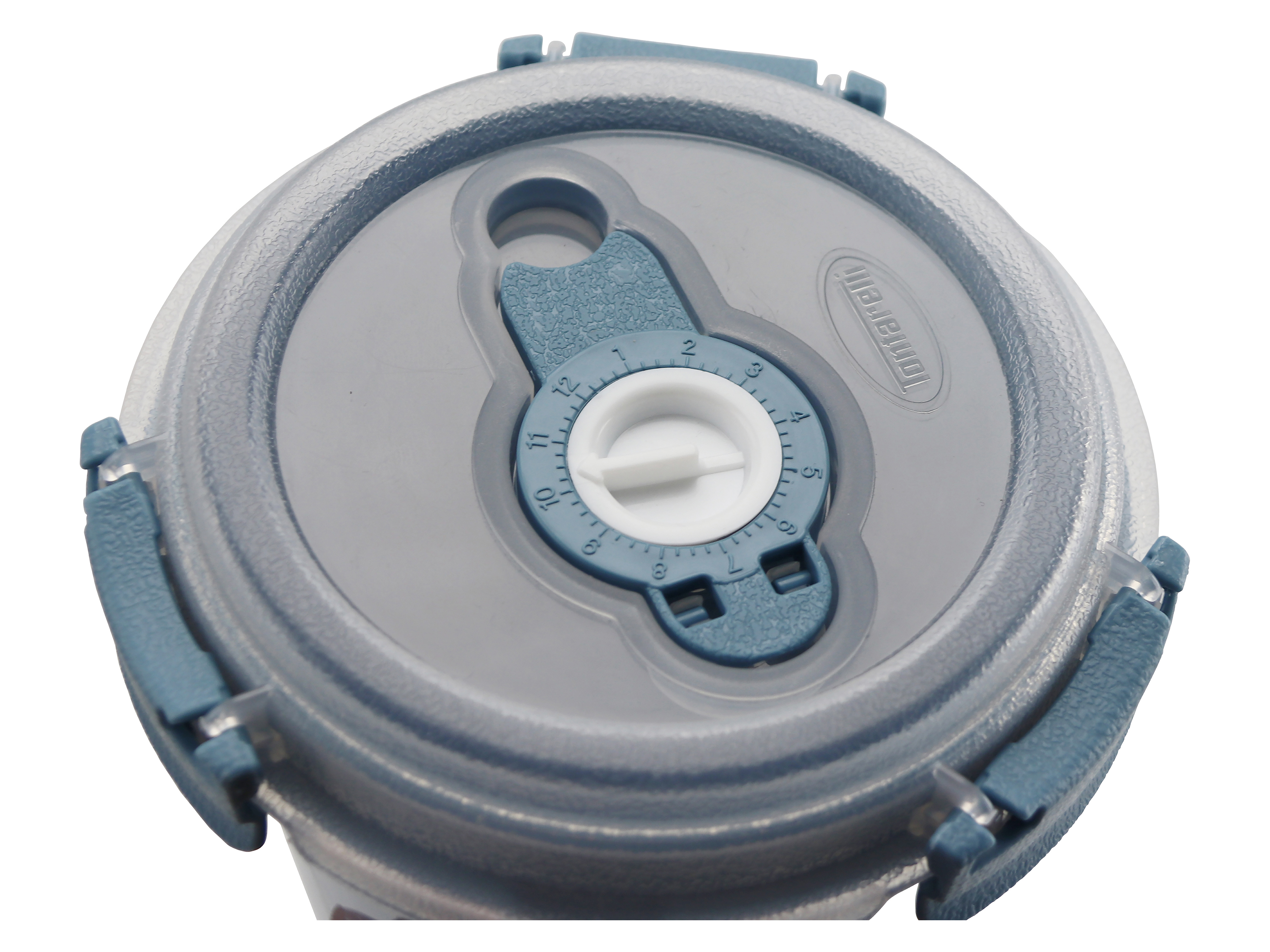 Aufbewahrungsbecher Tontarelli, 640 ml, mit Henkel, Blau