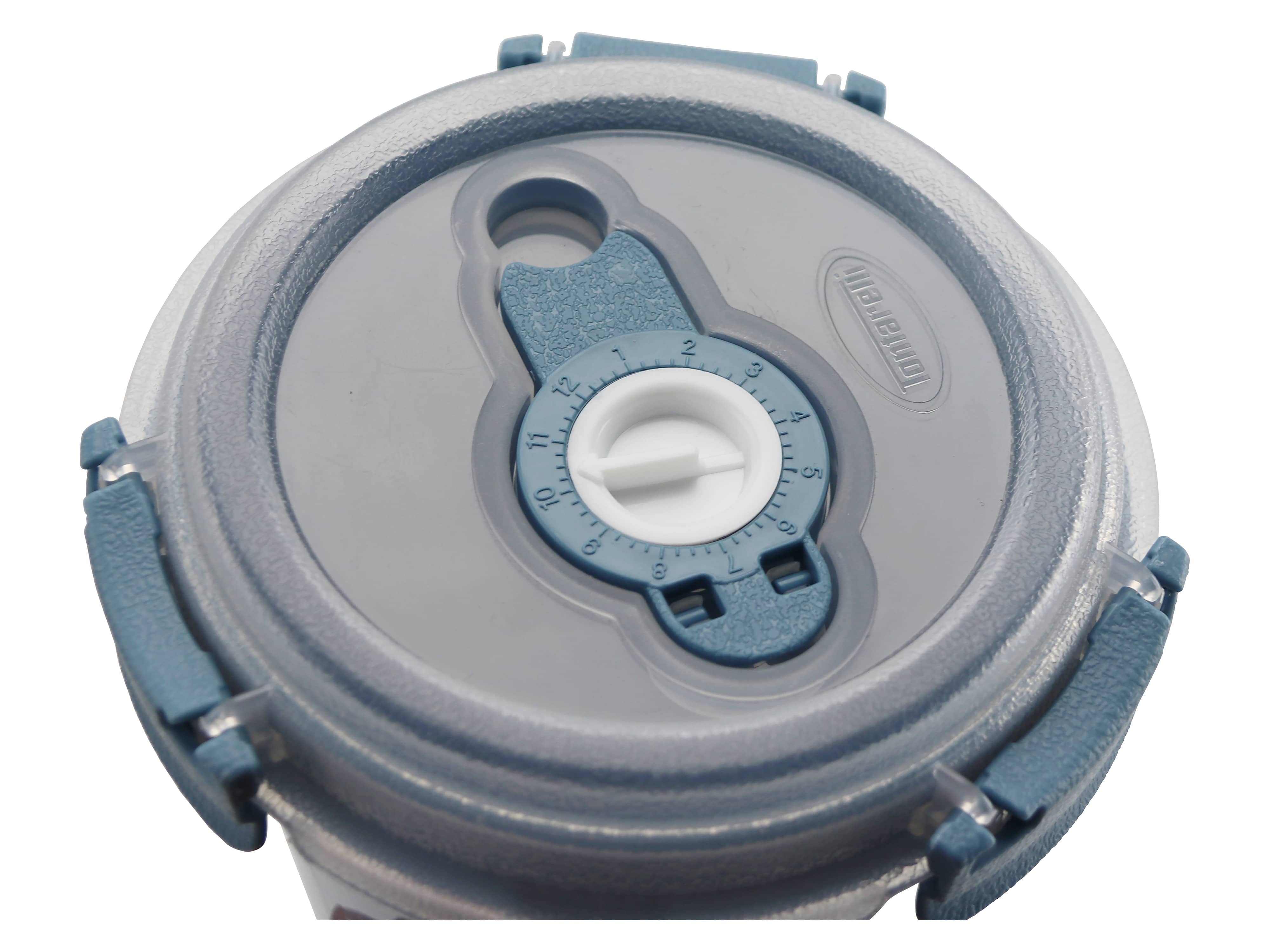 Aufbewahrungsbecher Tontarelli, 640 ml, mit Henkel, Blau