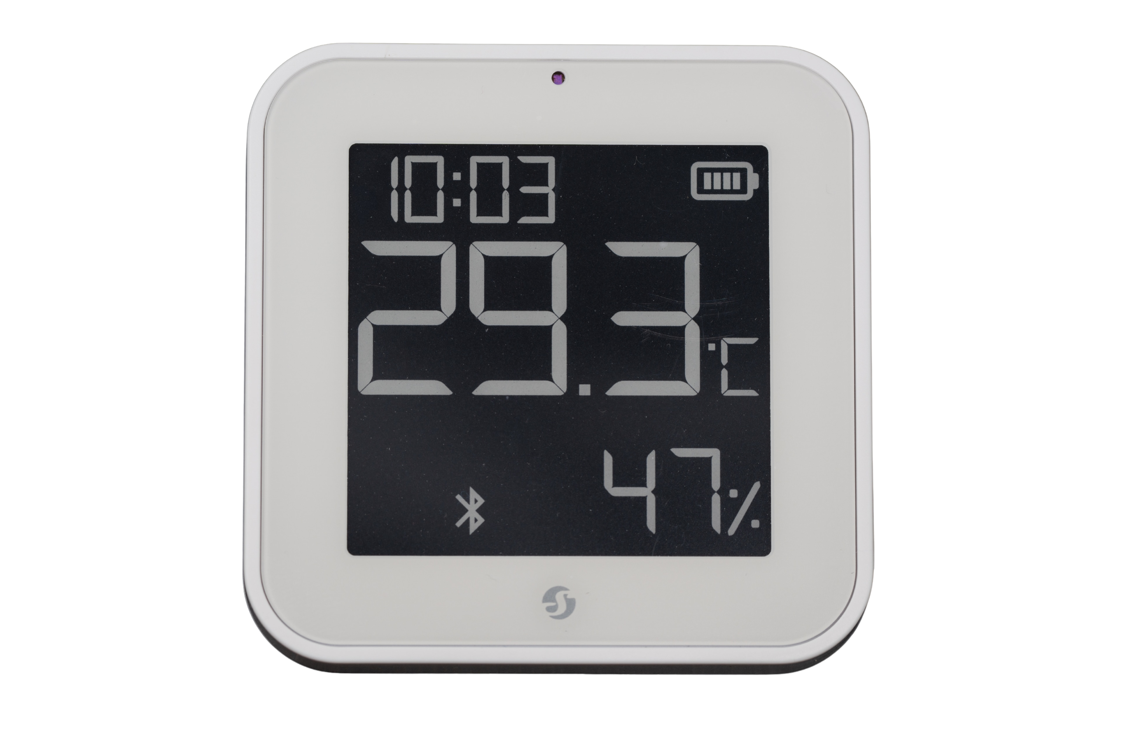 SHELLY WLAN-Temperatur- und Feuchtigkeitssensor, Blu ZB H&T Display, Weiß