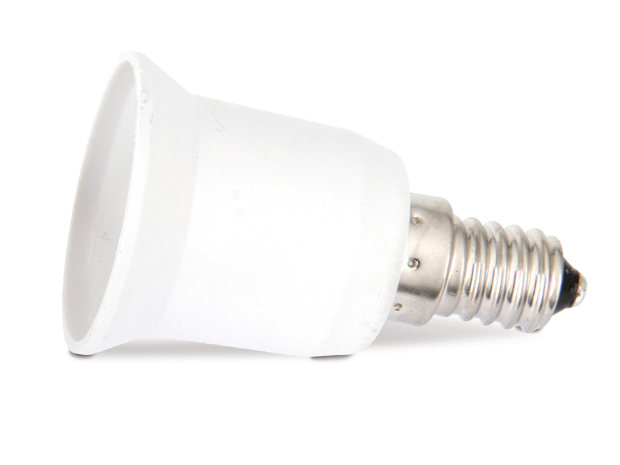 Fassungsadapter, E14 zu E27