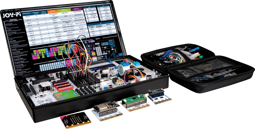 Joy-Pi Advanced Lernzentrale inkl. Raspberry Pi 4 Model B – 8GB RAM
