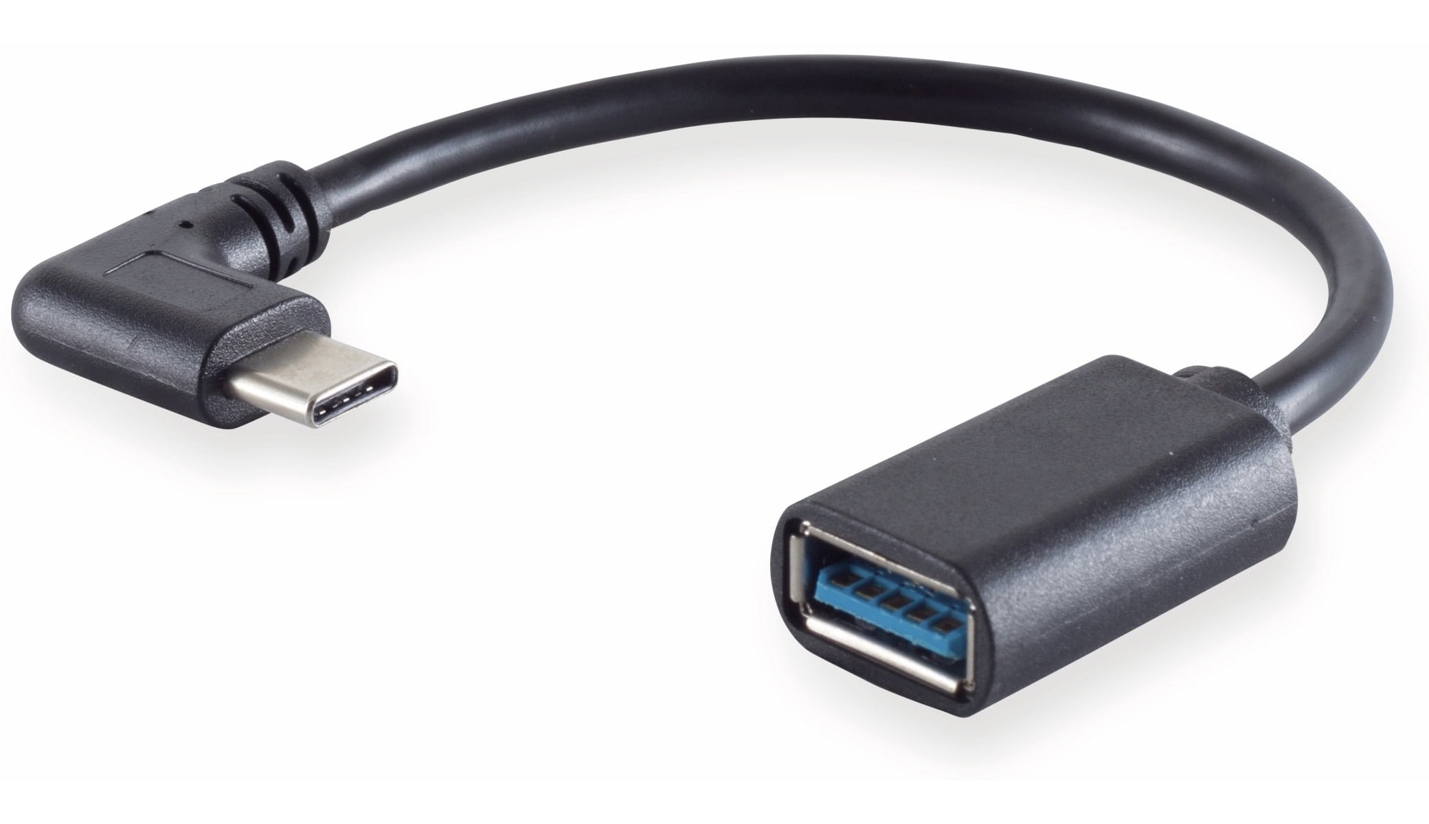 S-IMPULS USB-C Adapter zu USB-A, 90°, OTG, 10 cm Länge S-IMPULS USB-C Adapter zu USB-A, 90°, OTG, 10 cm Länge
