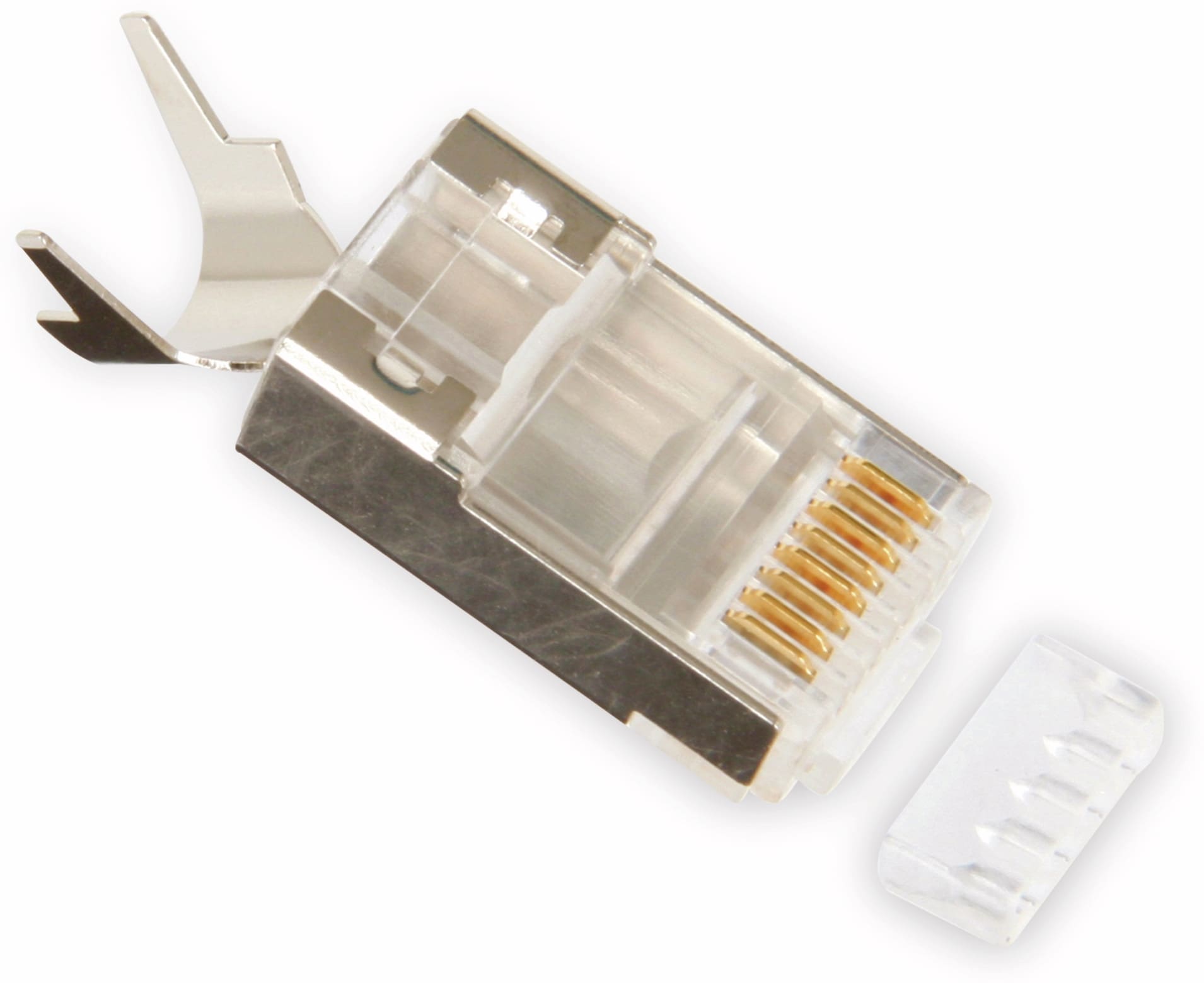 S-IMPULS RJ45-Modularstecker, 8P8C, STP, AWG 22-23, CAT 7, CAT 6a S-IMPULS RJ45-Stecker für CAT.7-Kabel
