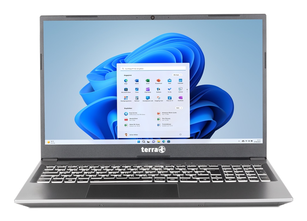 TERRA Notebook Mobile 1517R i3-1315U W11, 39,6cm (15,6"), FullHD, Intel® Core™ i3-1315U, 8GB DDR4, 500GB SSD, Windows 11 Home
