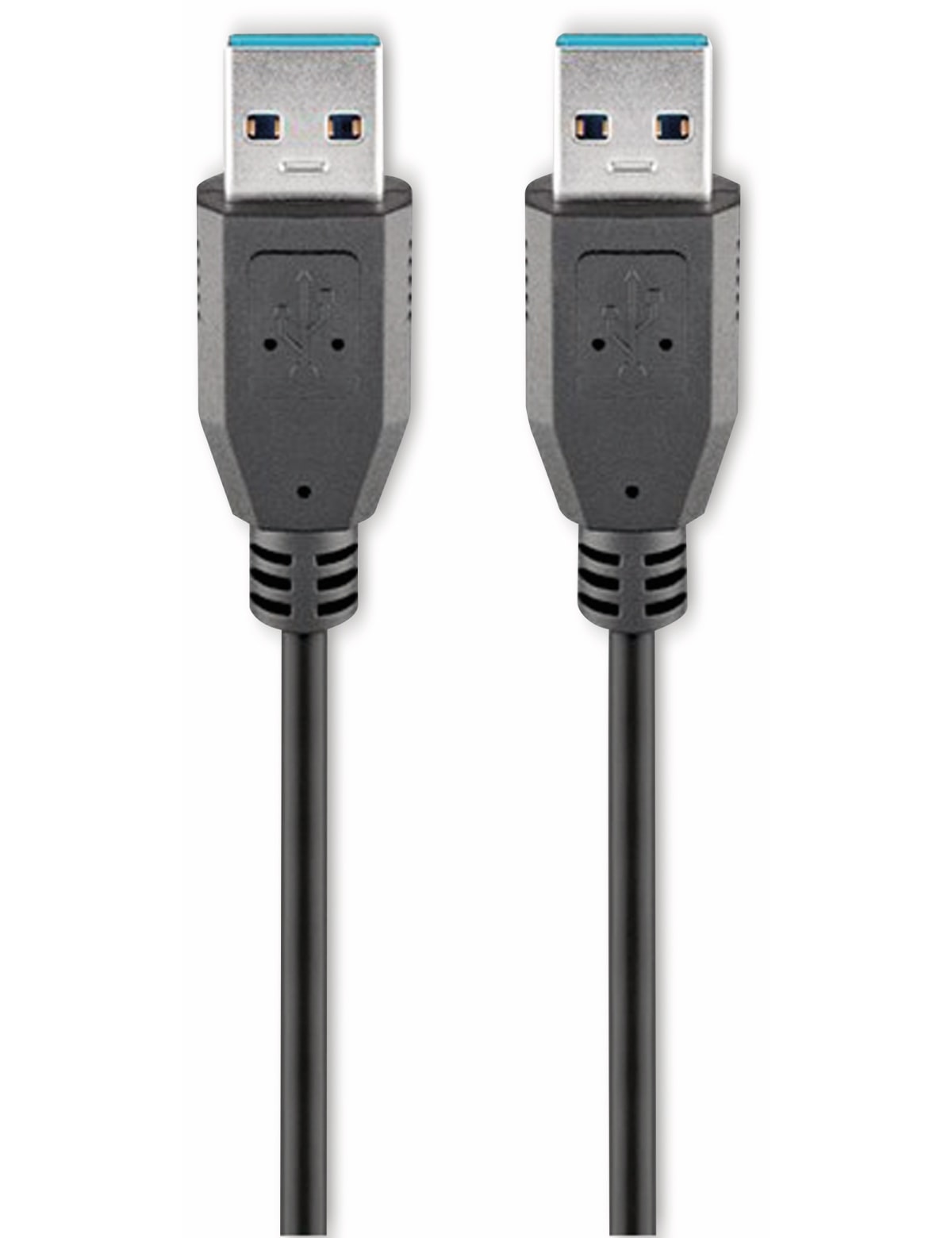 GOOBAY USB 3.0 Super-Speed Anschlusskabel, A/A, 95717, 1 m, schwarz