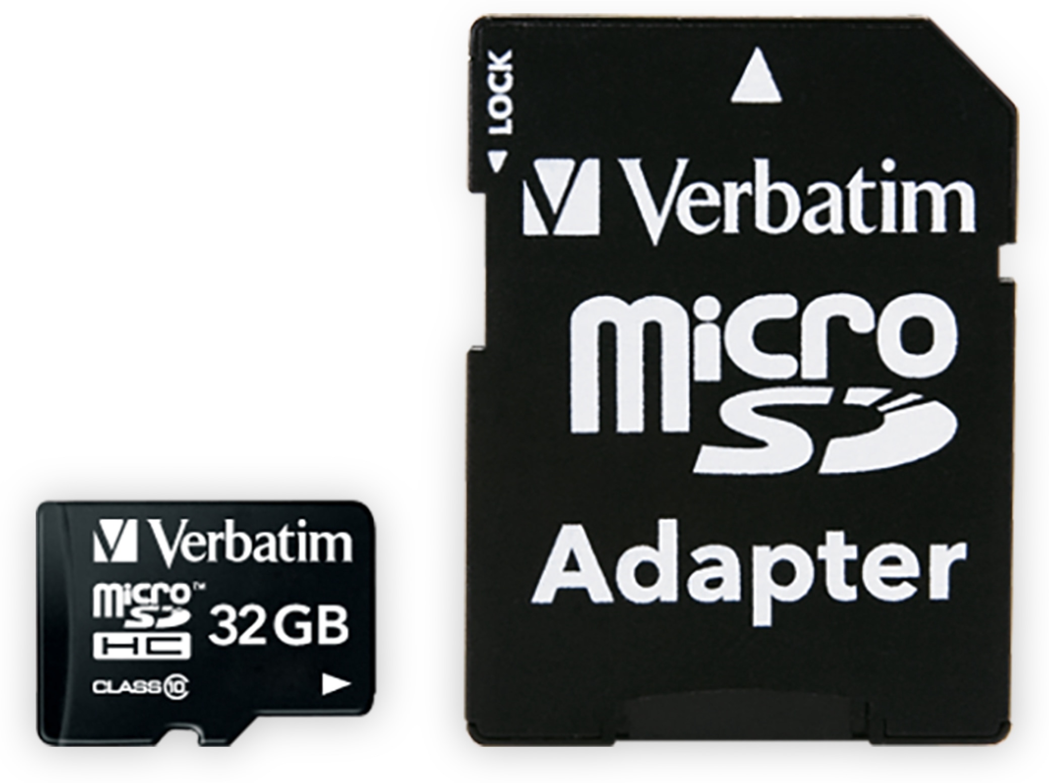 VERBATIM MicroSDHC Card Premium, 32 GB, Class 10, inkl. Adapter VERBATIM MicroSDHC Card Premium, 32 GB, Class 10, inkl. Adapter