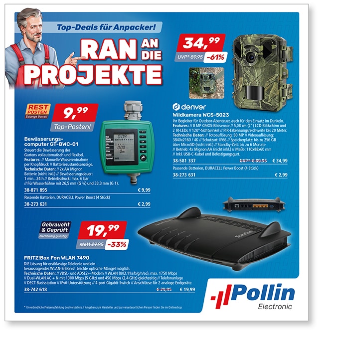 Ran an die Projekte Ran an die Projekte