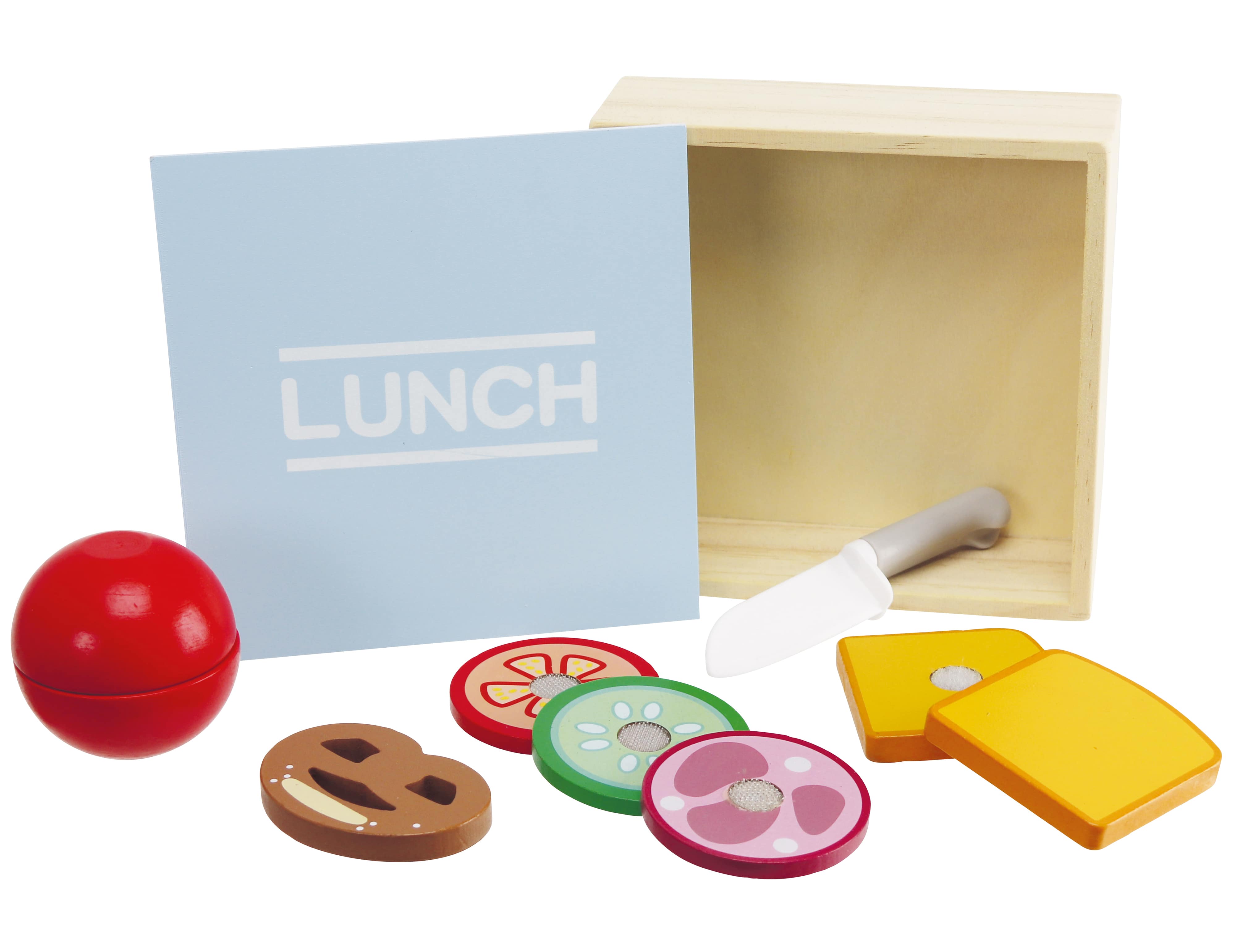Holz- Lunchbox-Set, 11-tlg.