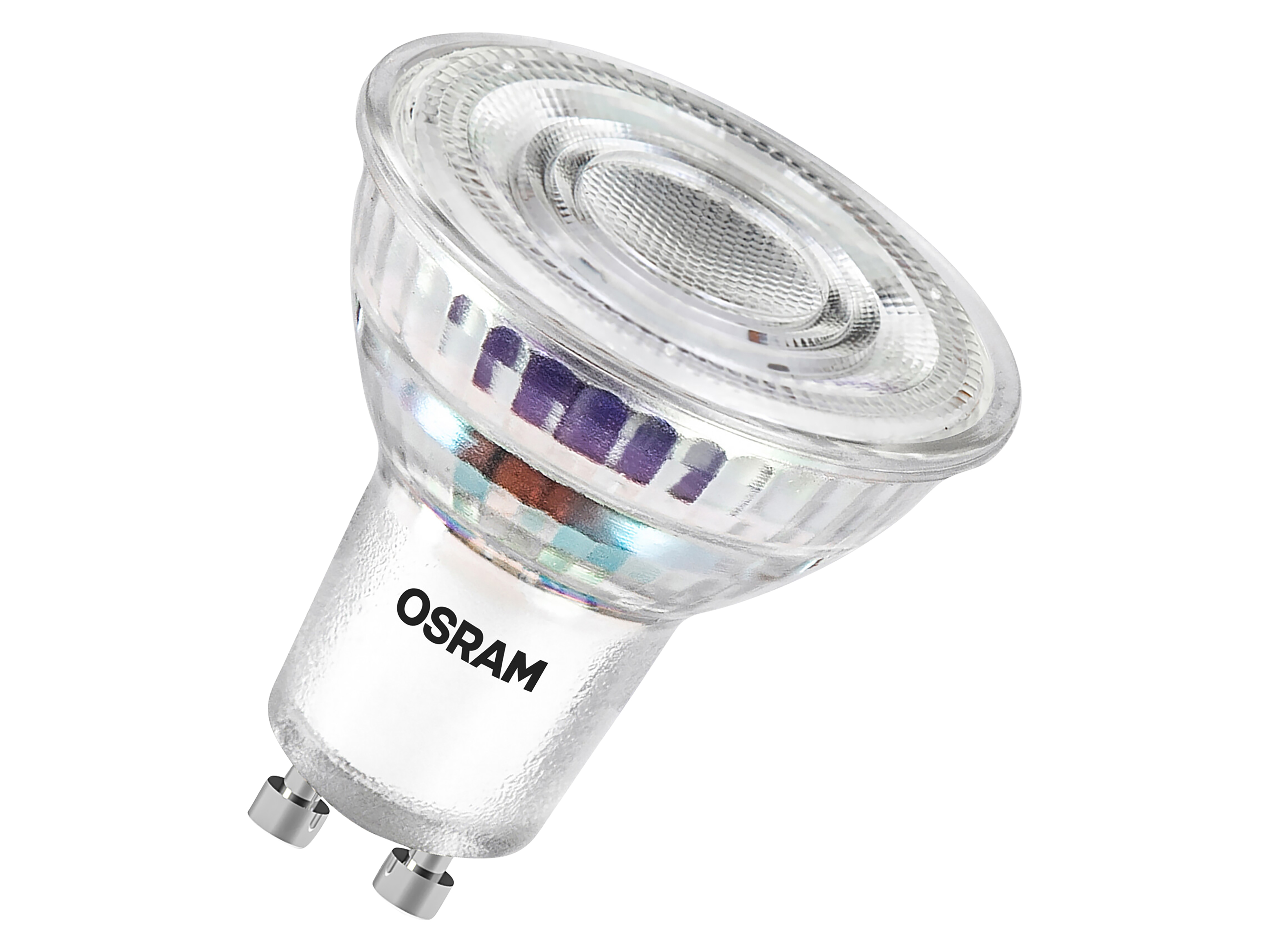 OSRAM LED-Reflektorlampe, GU10, 2W, 2700K, EEK: A, 360lm, warmweiß, IP20, 3 Stück